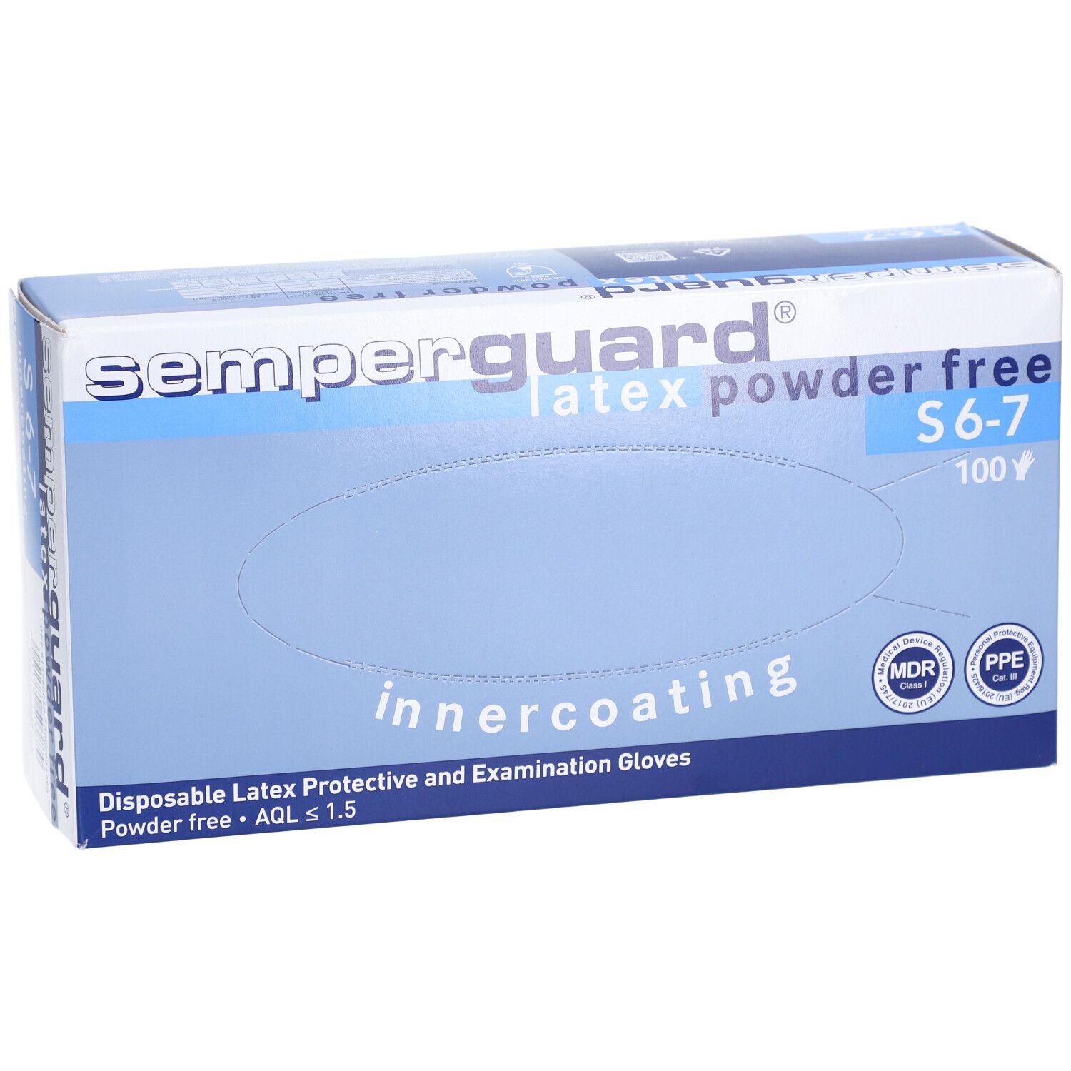 SEMPERGUARD Handsch Latex IC S puderfr we 100 Stk