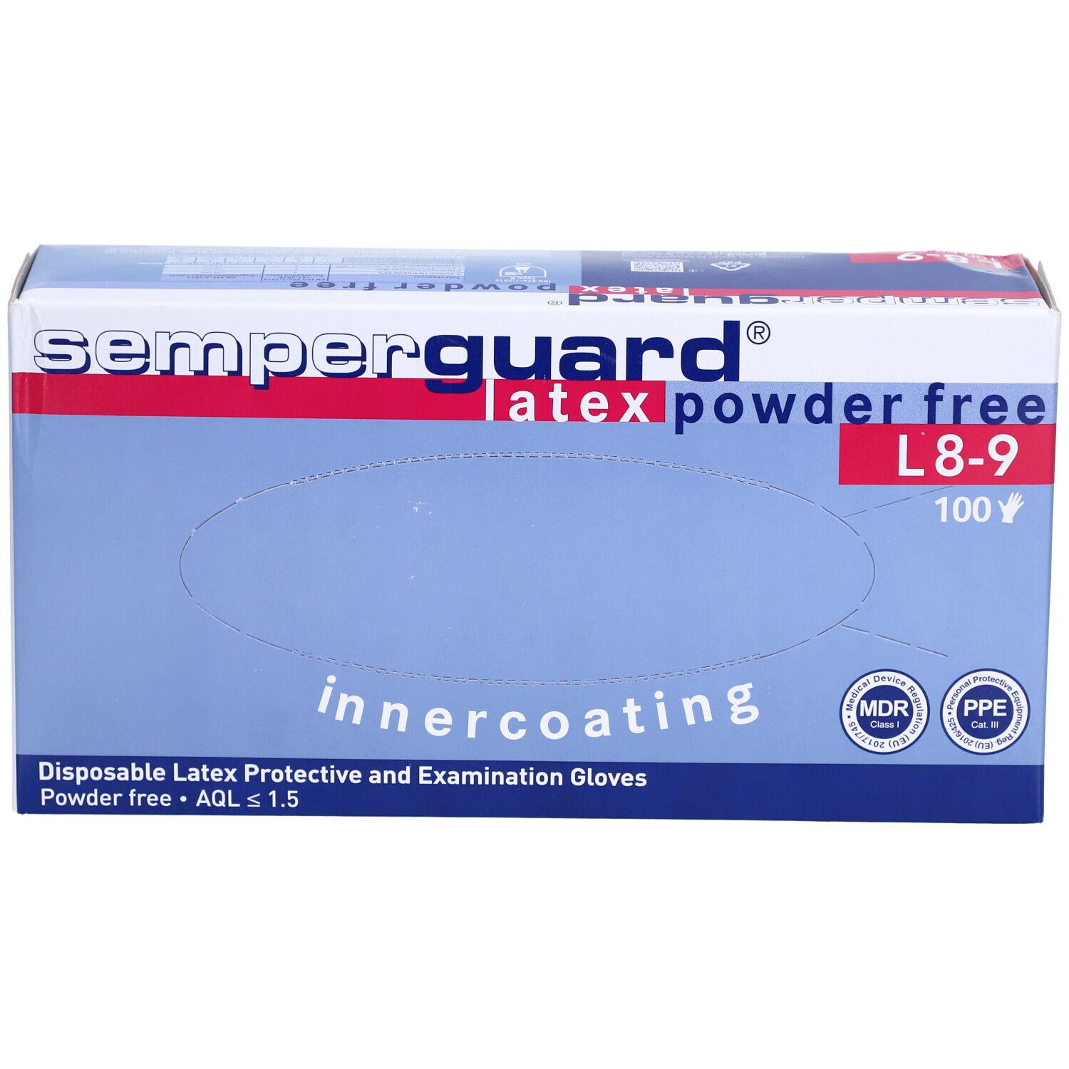SEMPERGUARD Handsch Latex IC L puderfr we 100 Stk