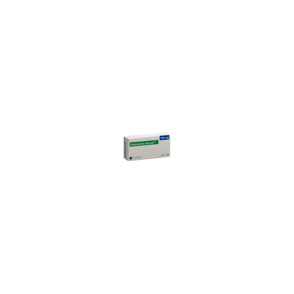 DEFERASIROX Accord Filmtabl 180 mg 30 Stk