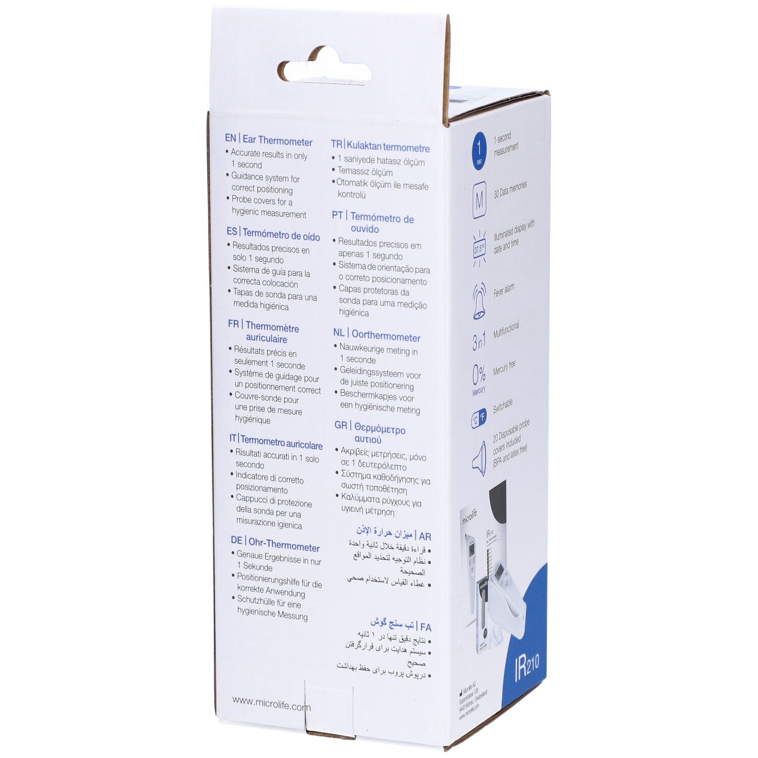 MICROLIFE Ohrthermometer digital IR 210
