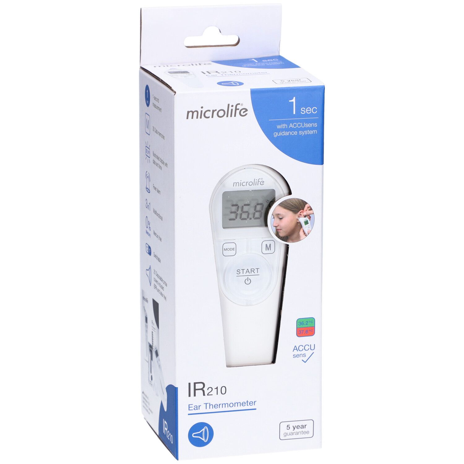 MICROLIFE Ohrthermometer digital IR 210