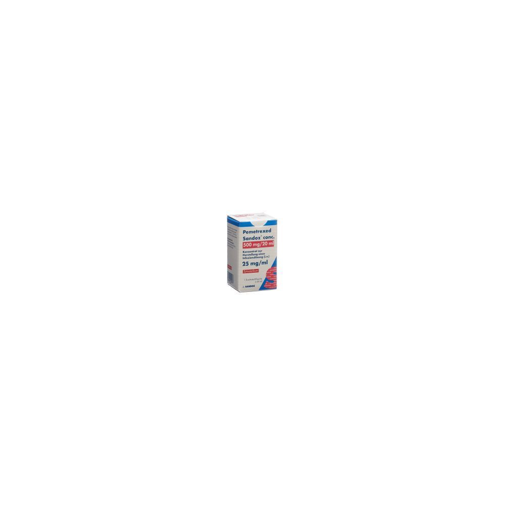 PEMETREXED Sandoz conc. Inf Konz 500 mg/20ml Amp