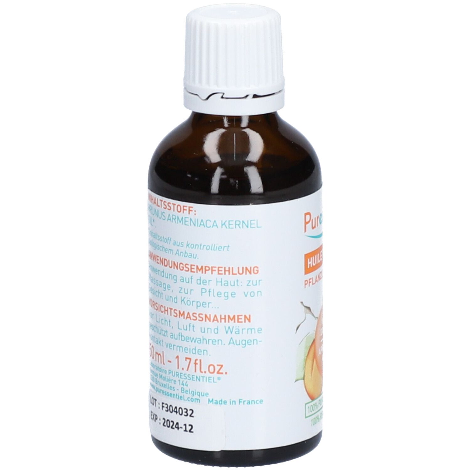PURESSENTIEL Pflanzenöl Aprikosenkern Bio