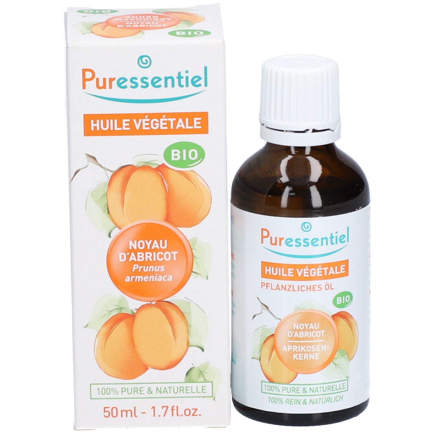 PURESSENTIEL Pflanzenöl Aprikosenkern Bio
