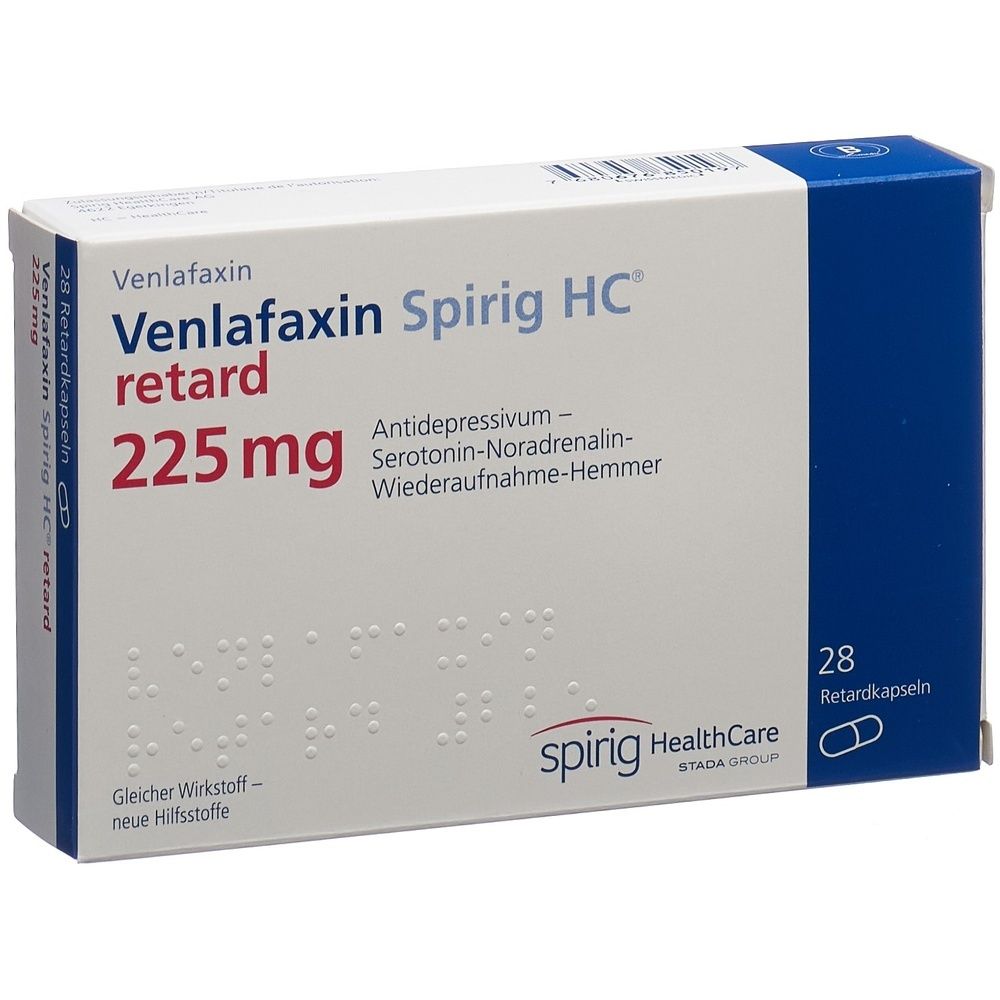VENLAFAXIN Spirig HC Ret Kaps 225 mg SDO
