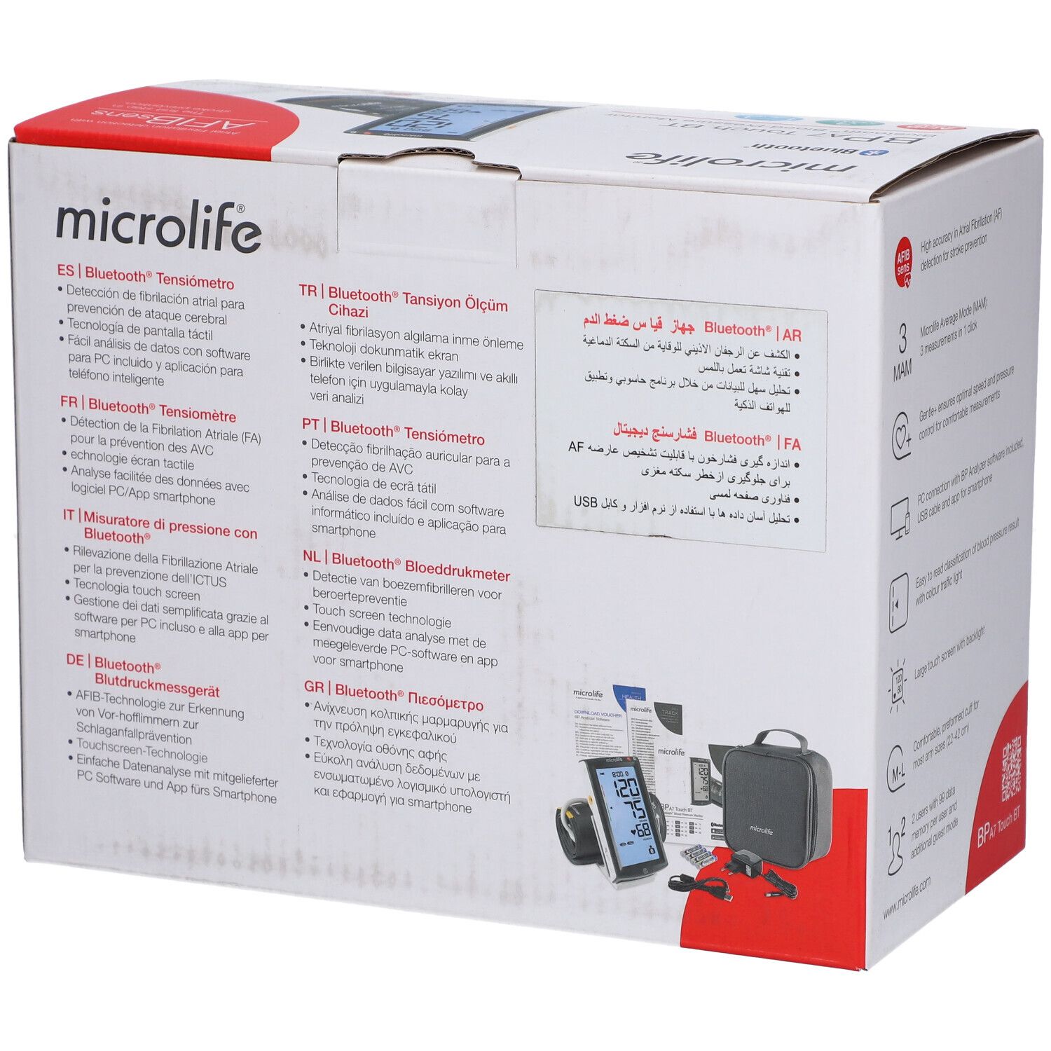 MICROLIFE® Tensiomètre A7 Touch Bluetooth