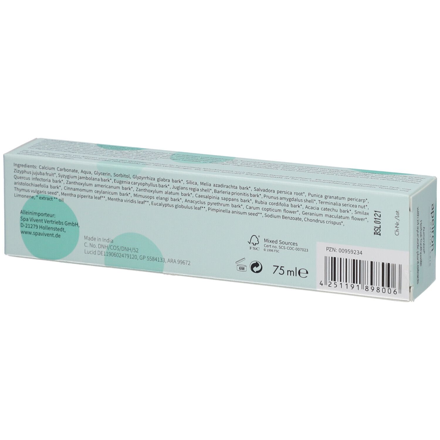 Apeiron Auromère® dentifrice aux herbes