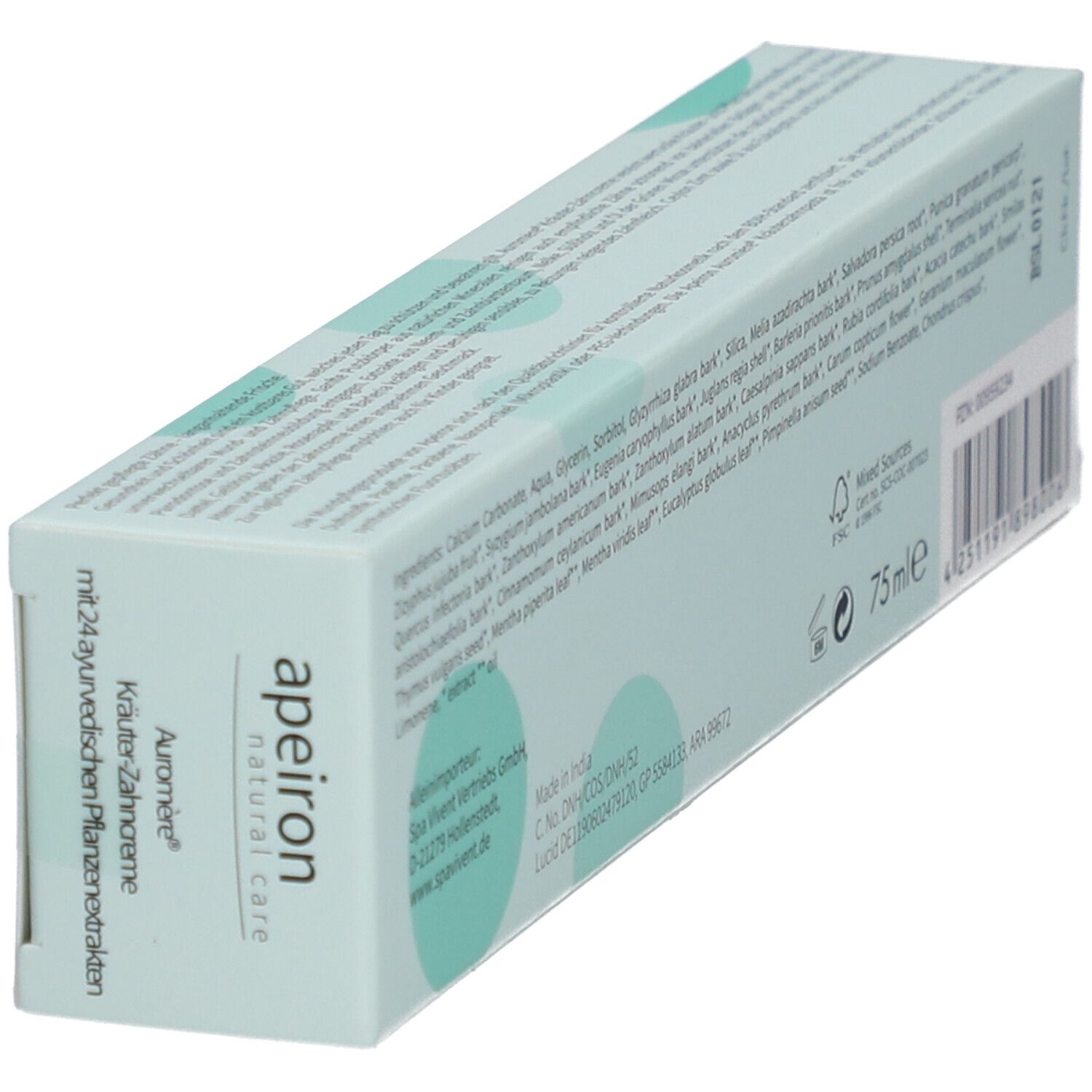 Apeiron Auromère® dentifrice aux herbes