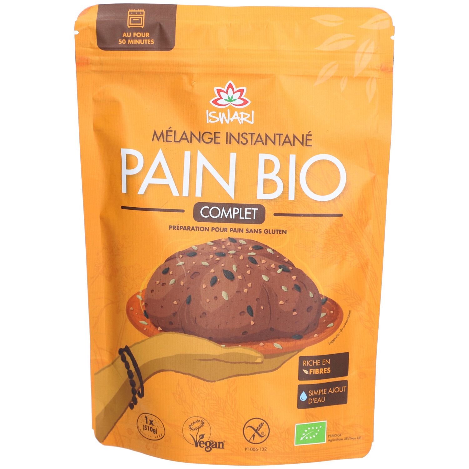 ISWARI Instantmischung Bio Vollkornbrot glutenfrei