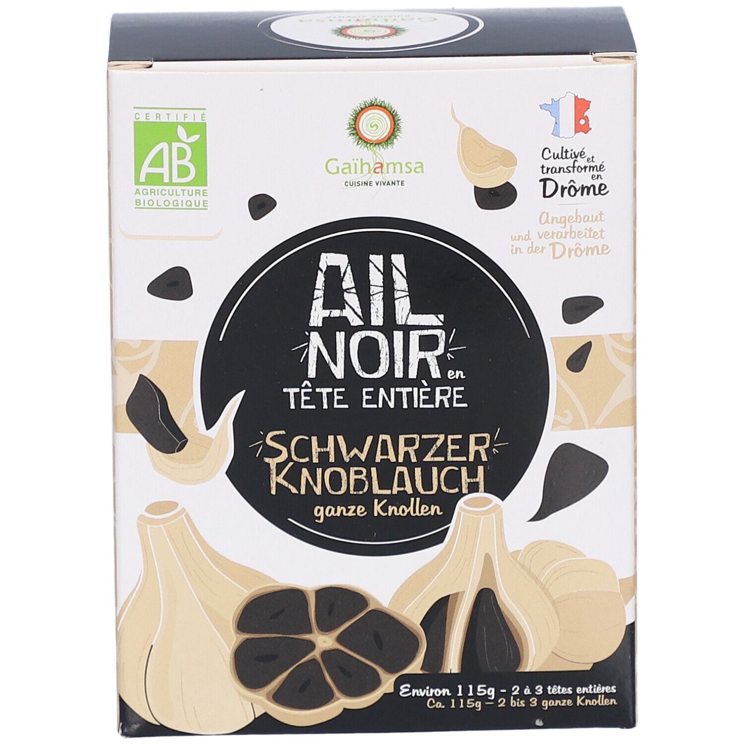 Galbansa - Ail noir bio entier 115 g