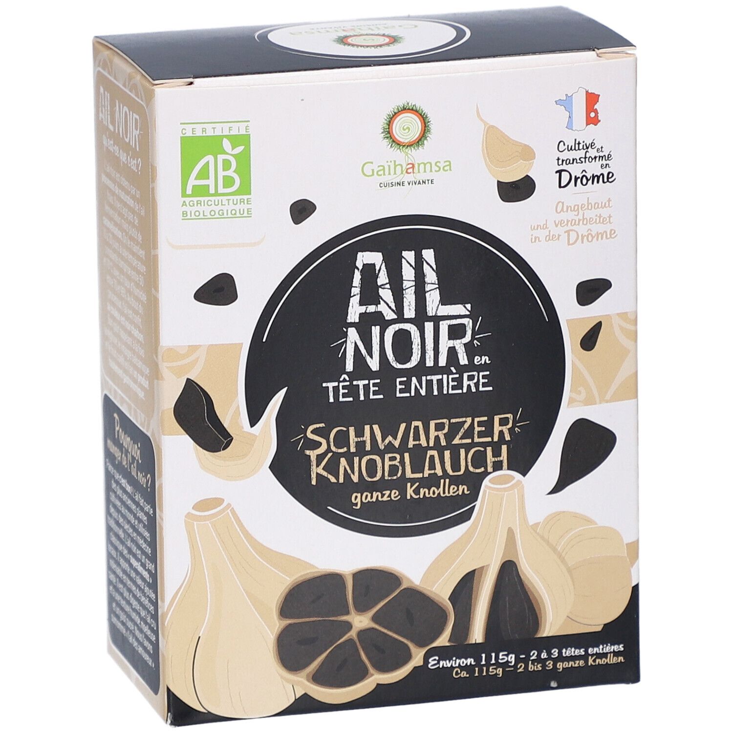 Galbansa - Ail noir bio entier 115 g