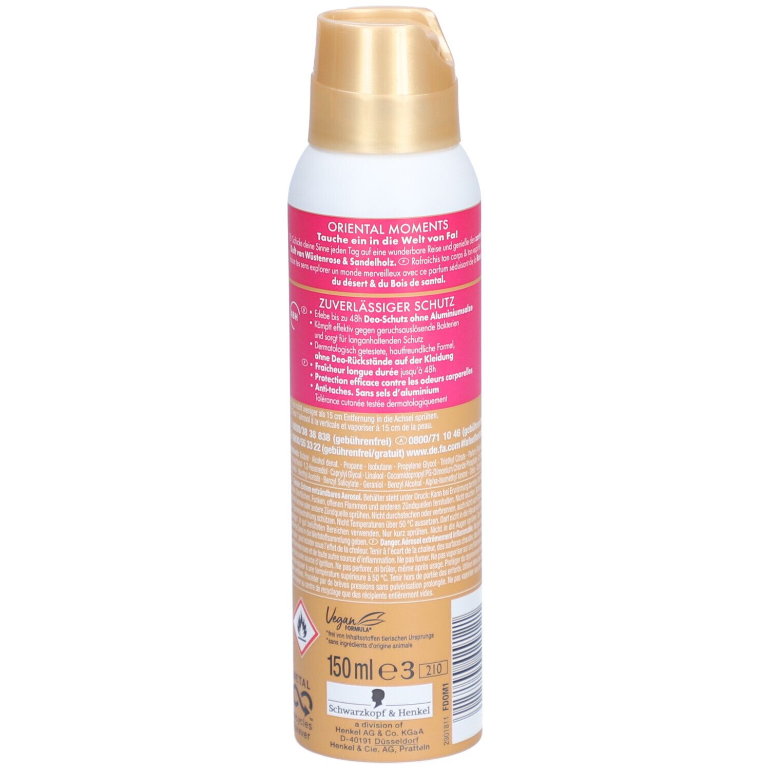 FA Deo Spray Oriental Moments 150 ml