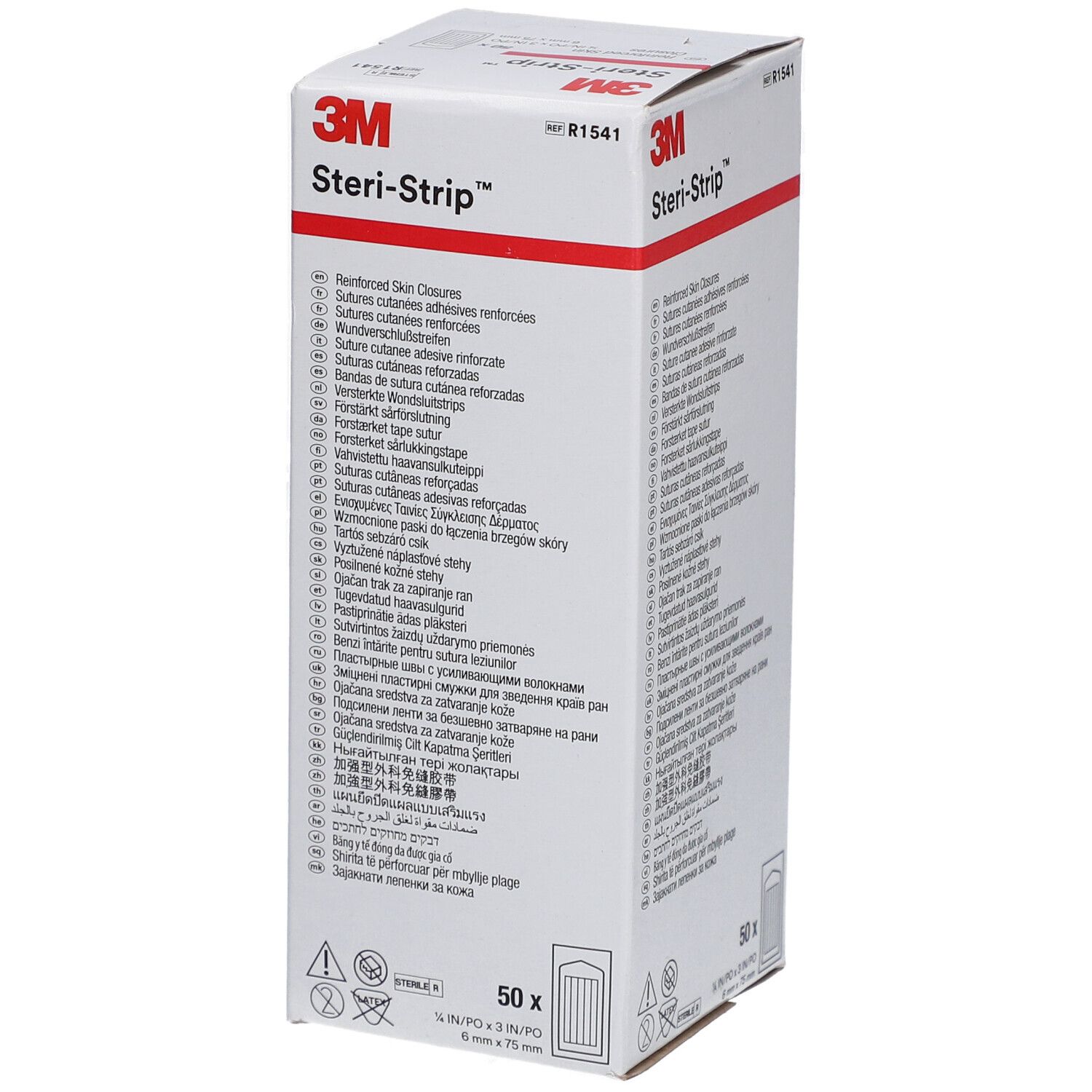 3M Steri-Strip™ Sutures Cutanées Adhésives Stériles 6 x 75 mm Chair