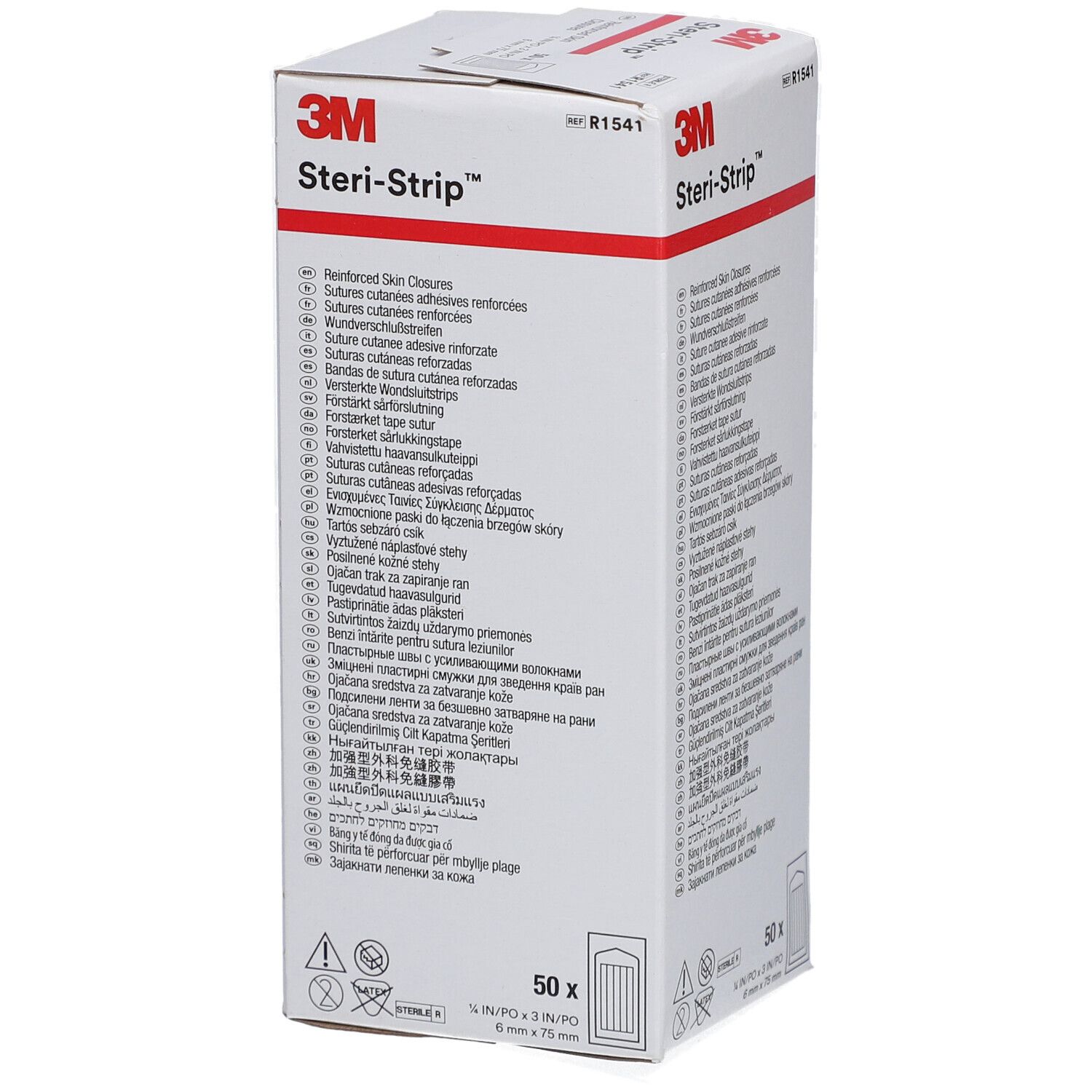 3M Steri-Strip™ Sutures Cutanées Adhésives Stériles 6 x 75 mm Chair