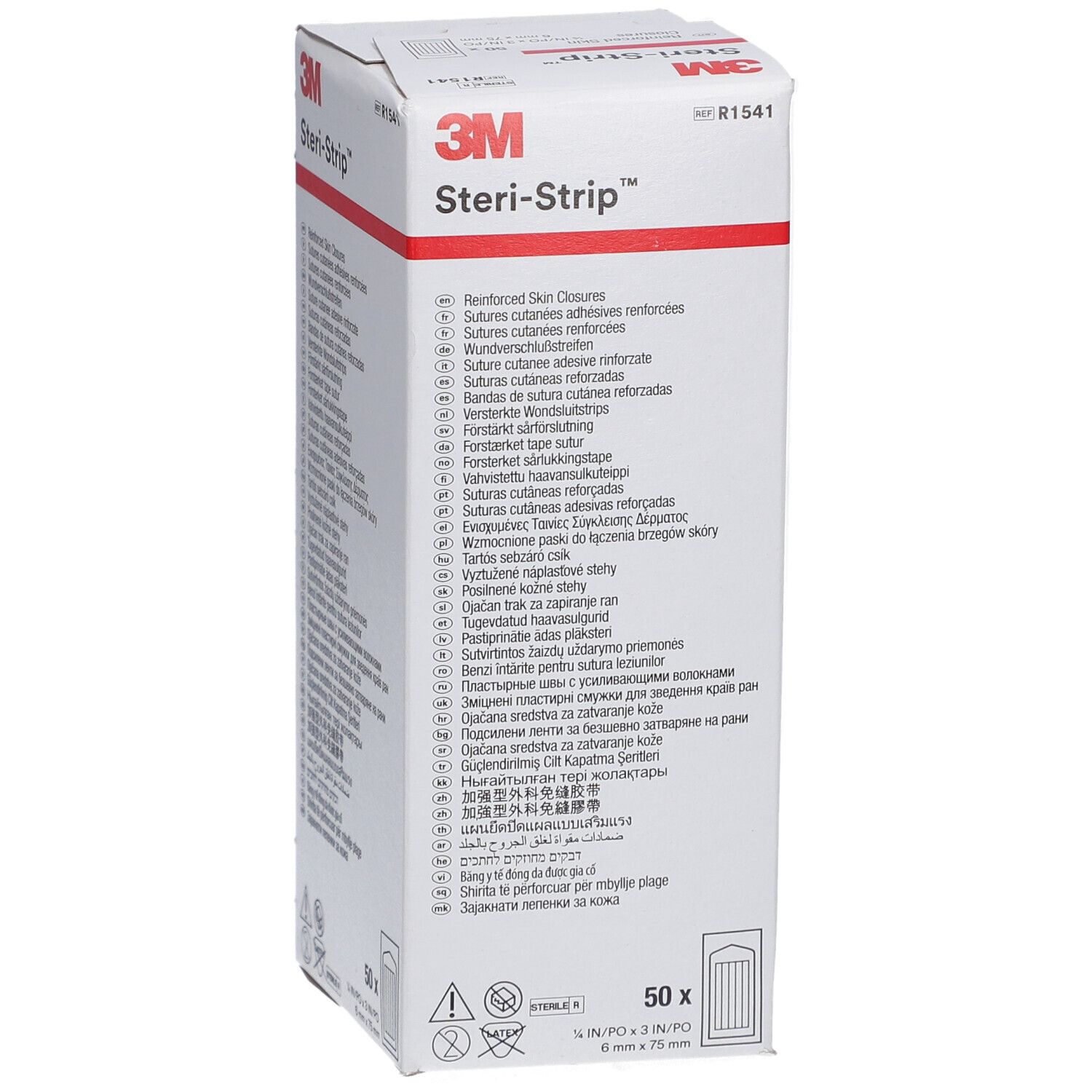 3M Steri-Strip™ Sutures Cutanées Adhésives Stériles 6 x 75 mm Chair