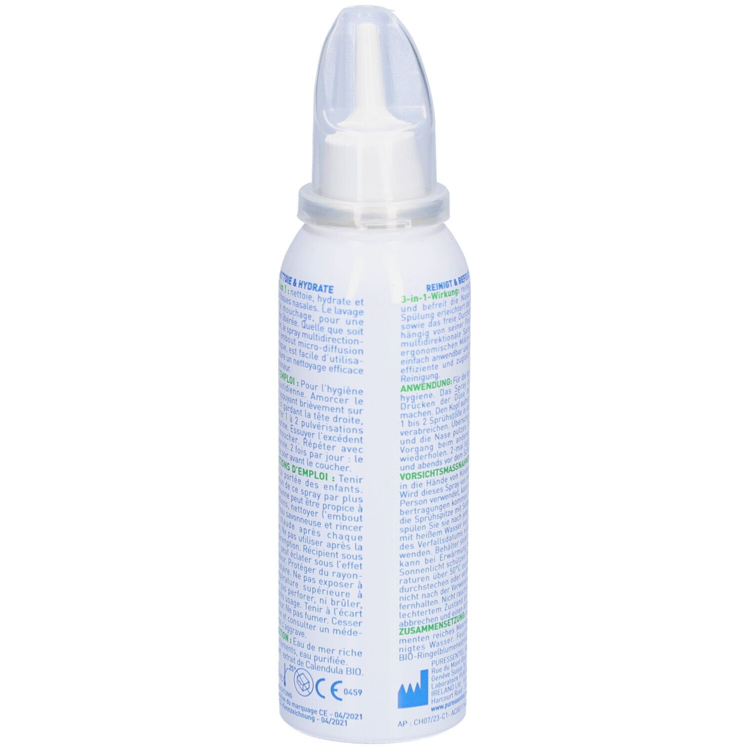 PURESSENTIEL RESPIRATOIRE Nasal Hygienespray Feuchtigkeitsspendend Atmungsaktiv - 100 ml