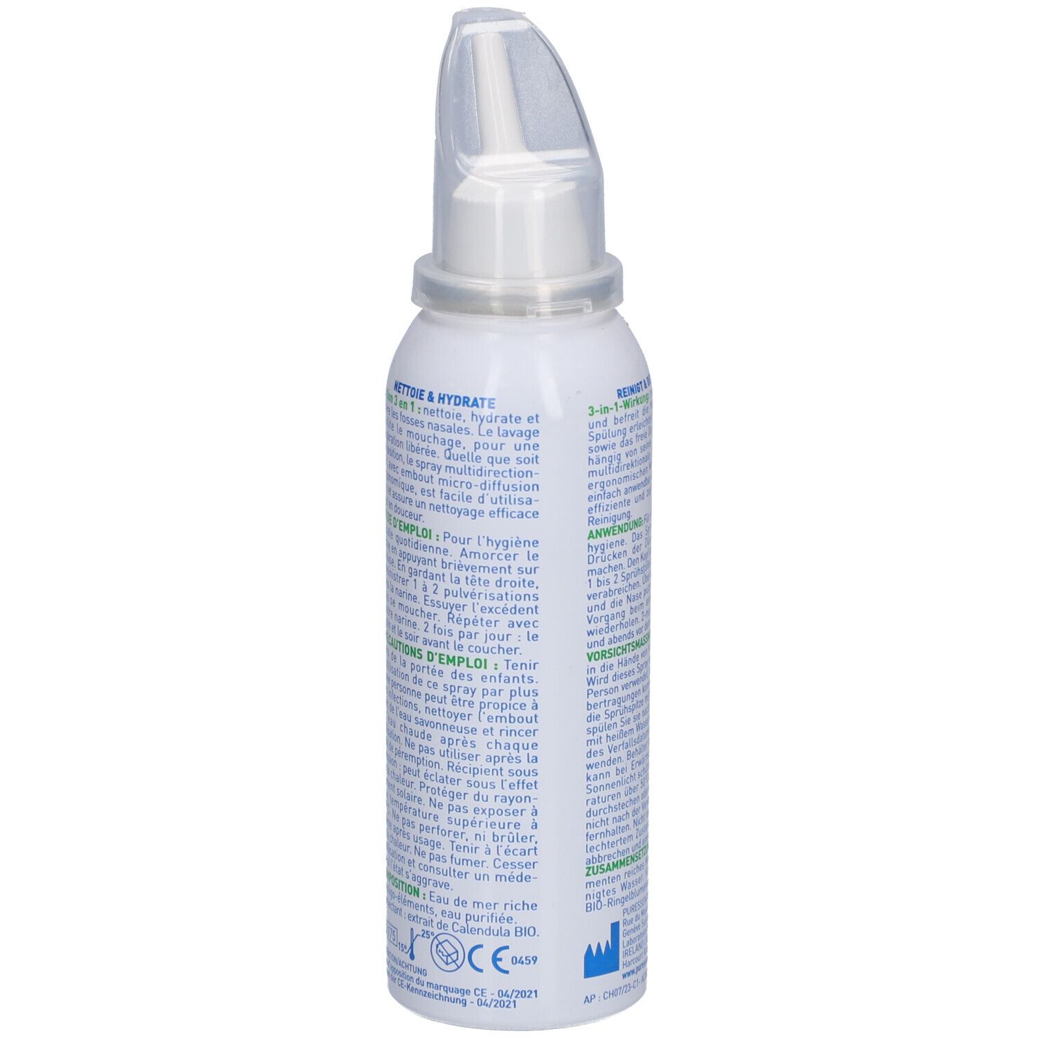 PURESSENTIEL RESPIRATOIRE Nasal Hygienespray Feuchtigkeitsspendend Atmungsaktiv - 100 ml
