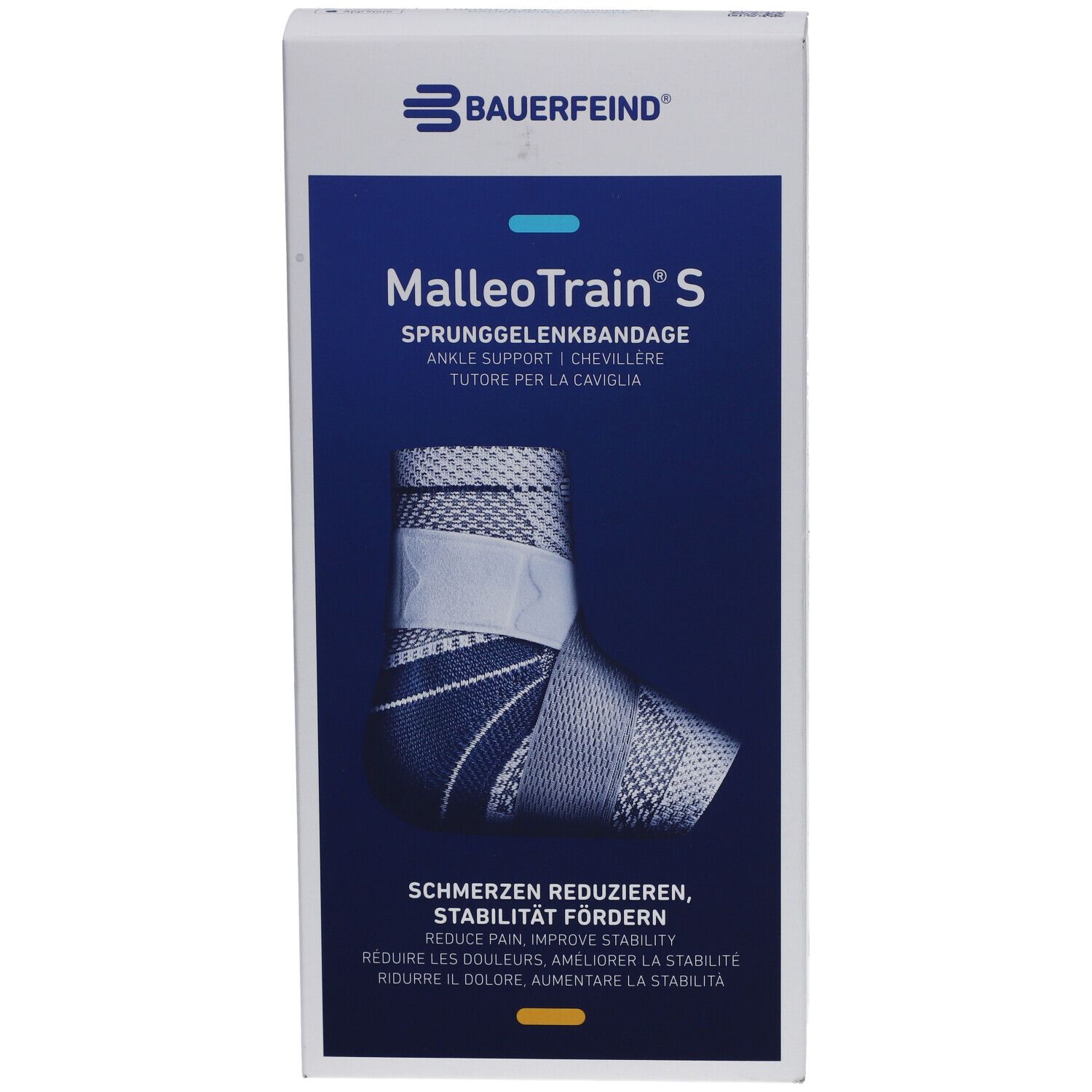MALLEOTRAIN S Sprunggelenkbandage Größe 2 rechts Titanium