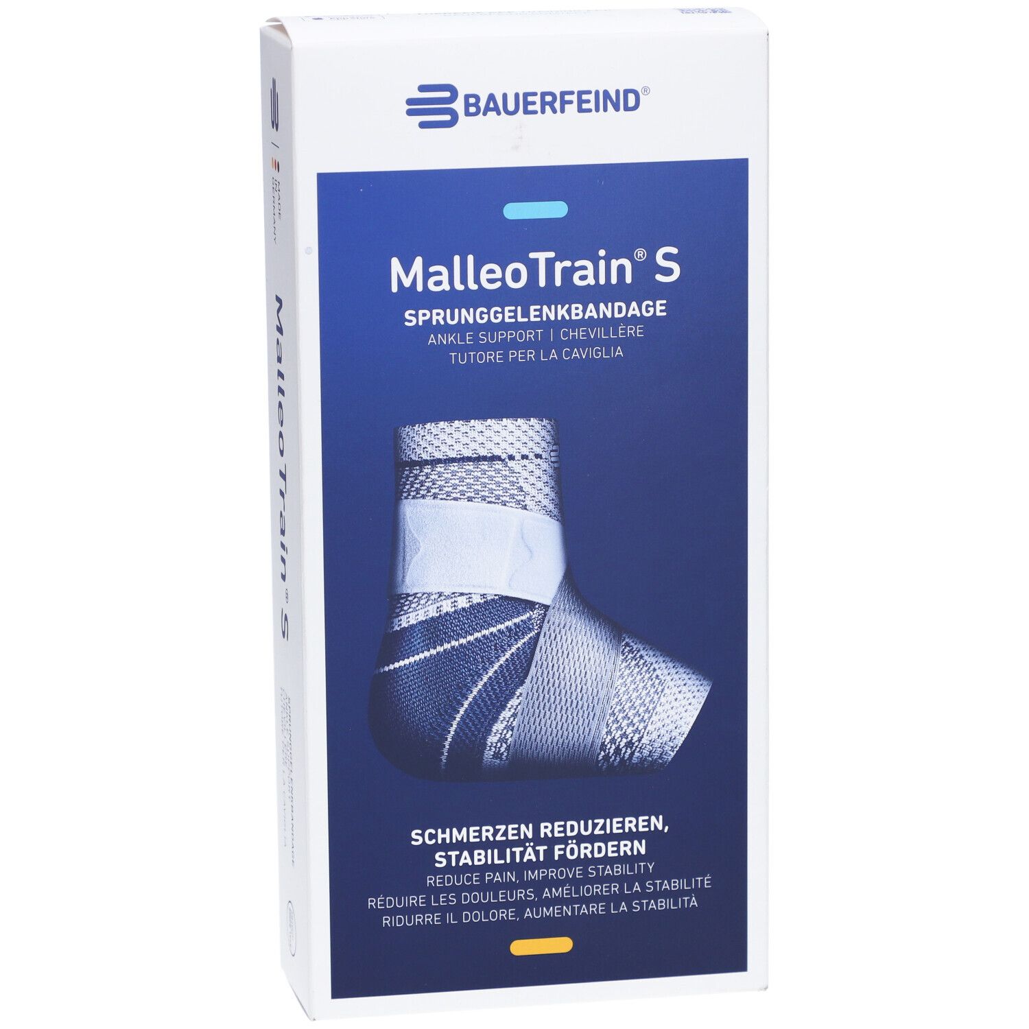 MALLEOTRAIN S Sprunggelenkbandage Größe 2 rechts Titanium