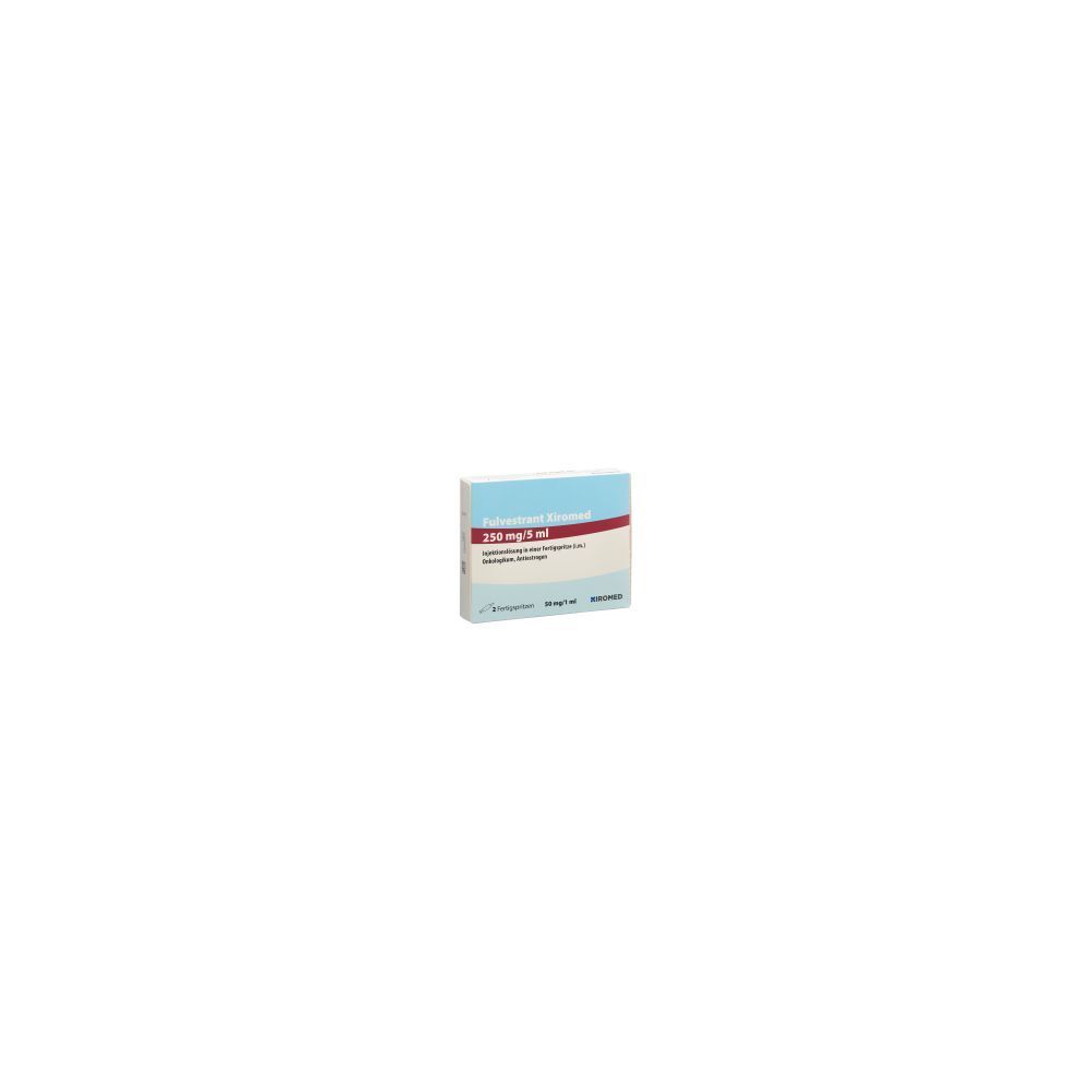 FULVESTRANT Xiromed 250 mg/5ml 2 Fertspr 5 ml
