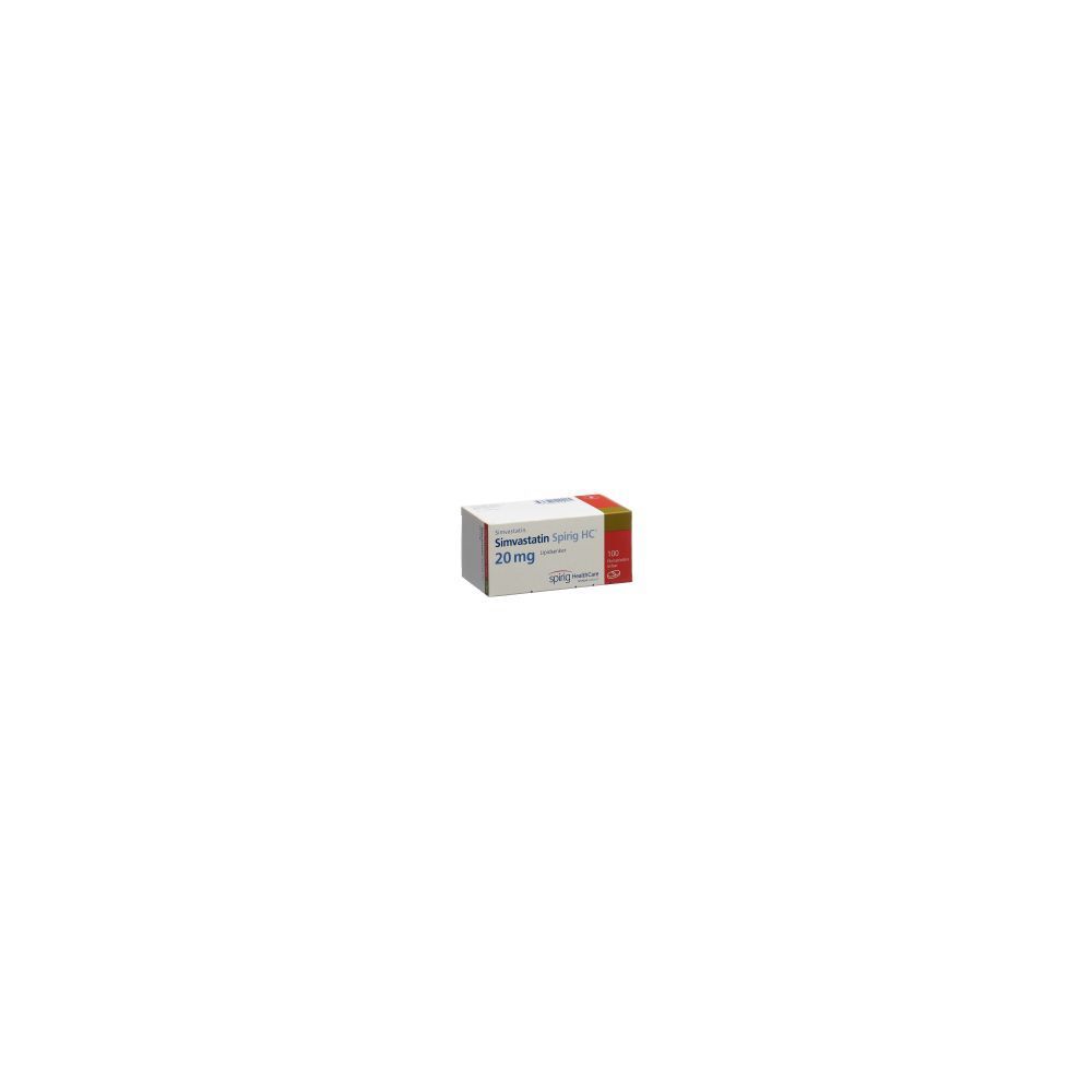 SIMVASTATIN Spirig HC Filmtabl 20 mg 100 Stk