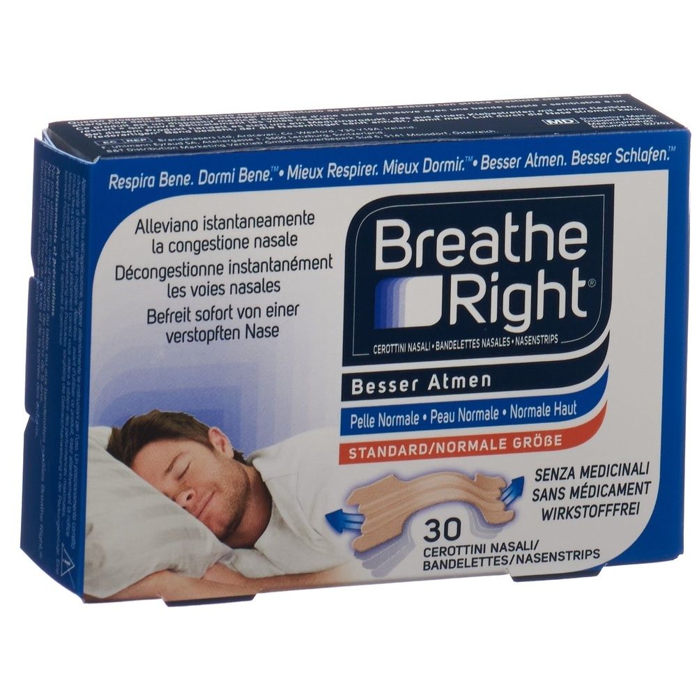 Besser Atmen Breathe Right Nasenpflaster Beige Normal