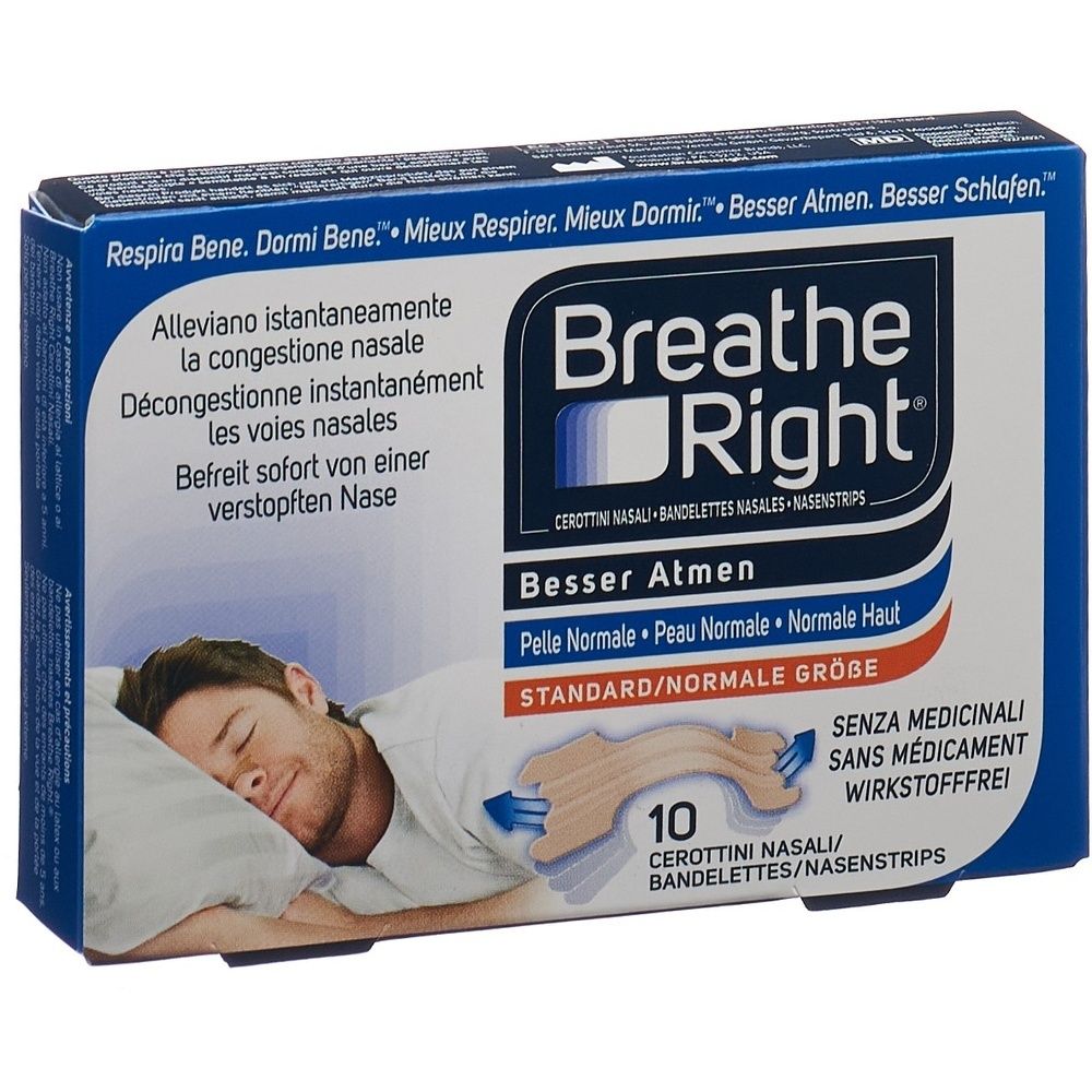 Besser Atmen Breathe Right Nasenpflaster Beige Normal