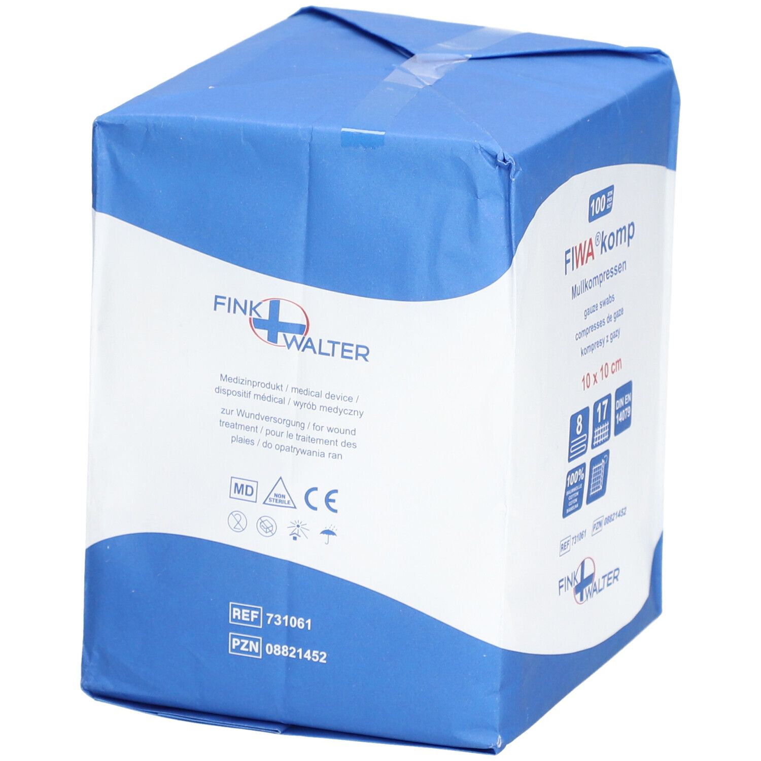 FIWA® Gazekompressen 10 x 10 cm