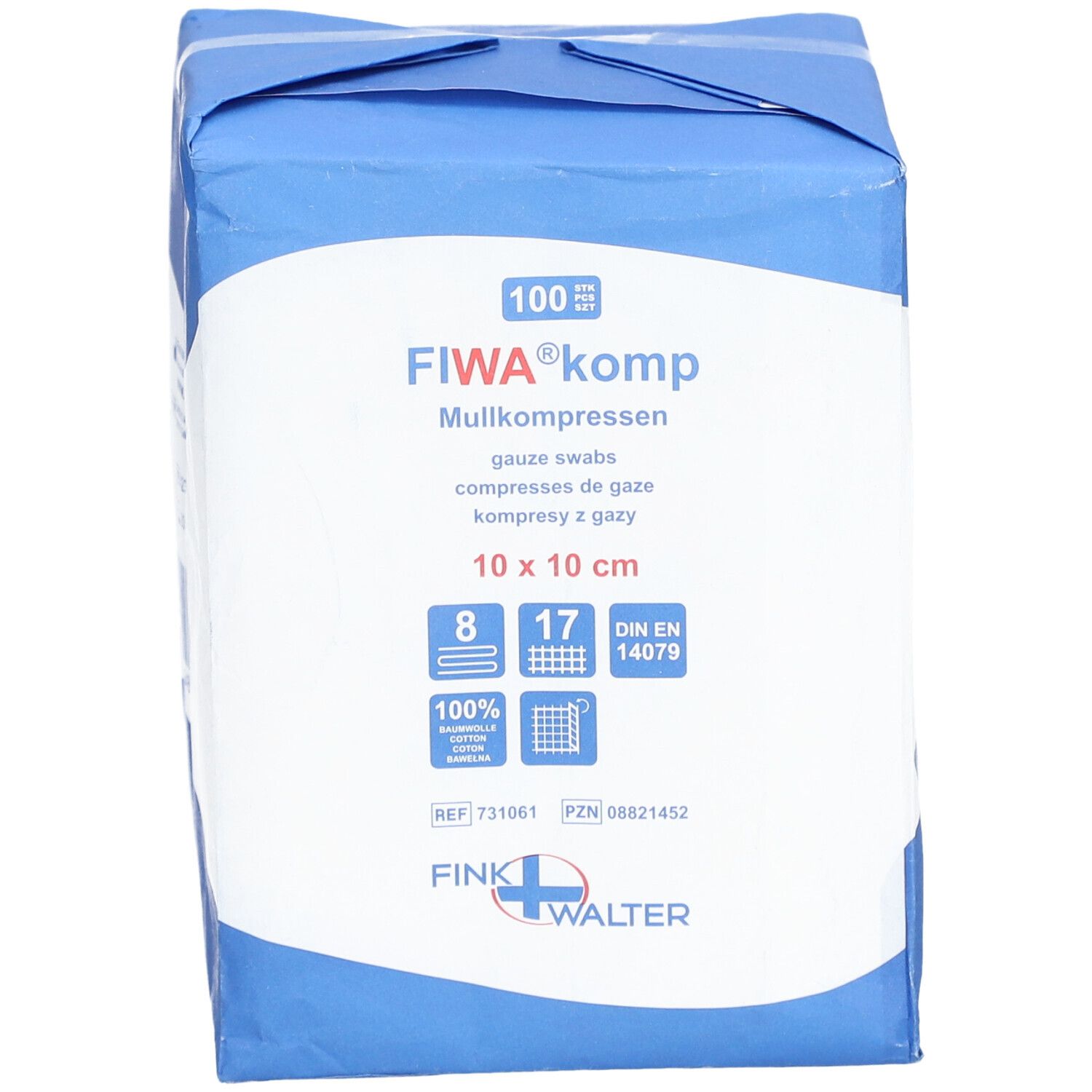 FIWA® Gazekompressen 10 x 10 cm