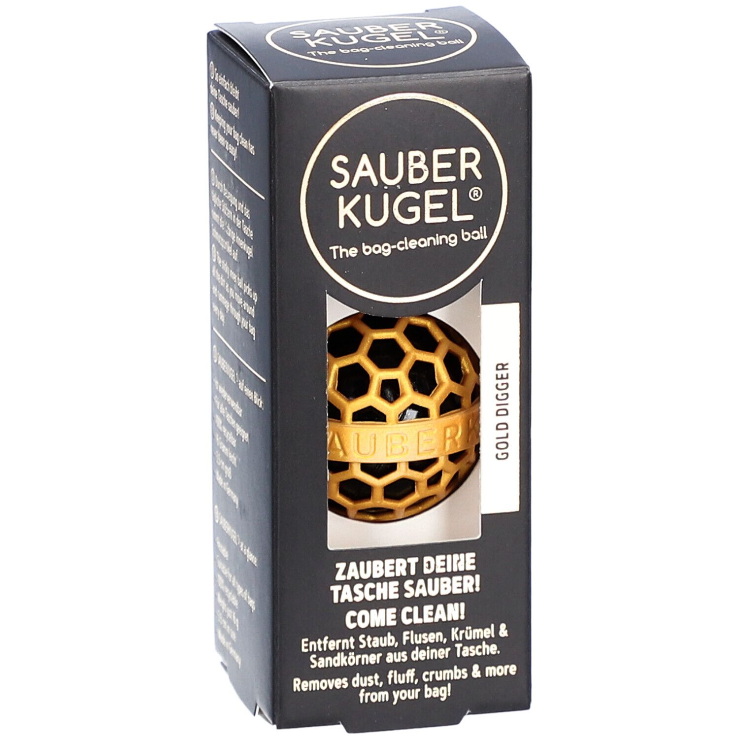 SAUBERKUGEL Taschenreiniger gold