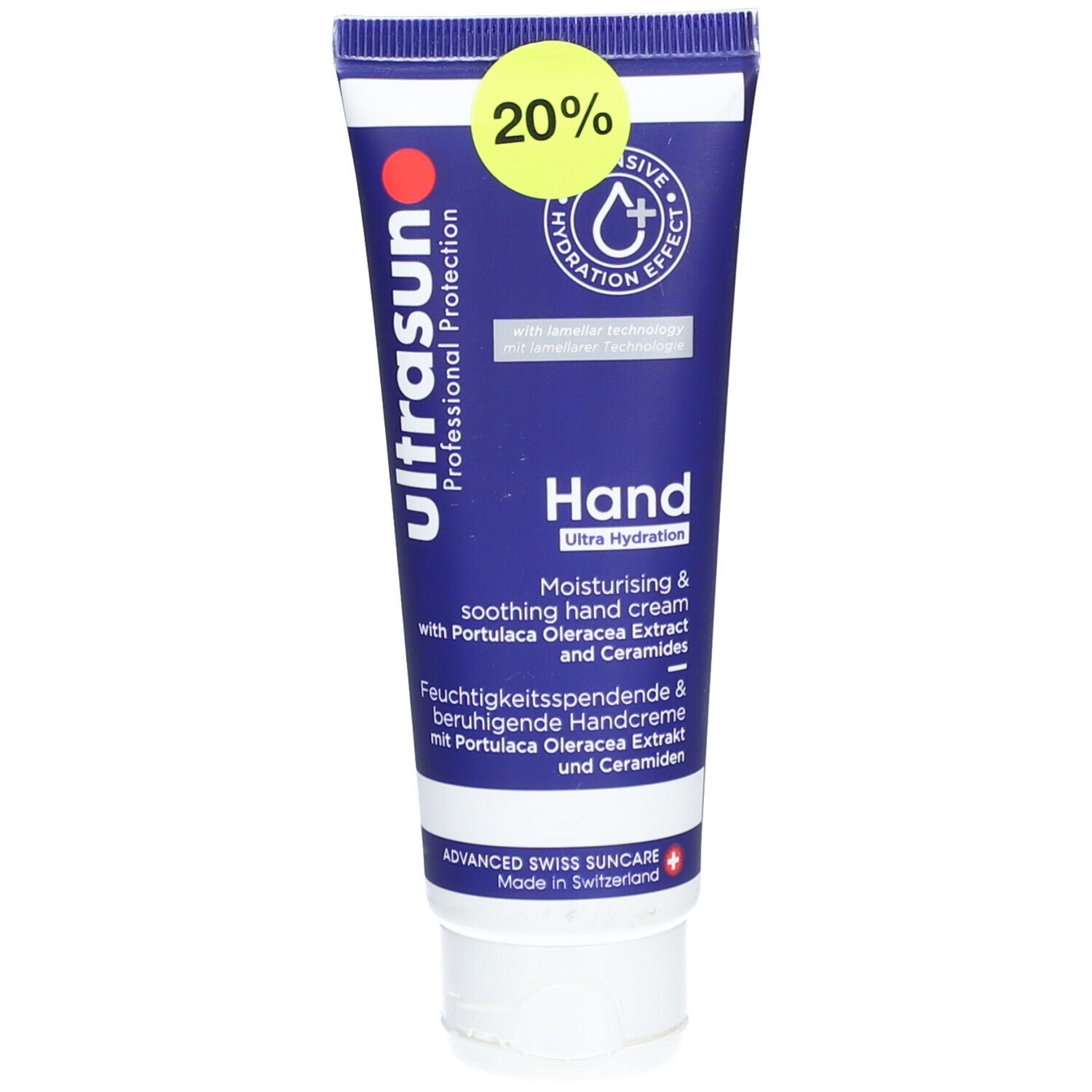 ULTRASUN Hand Ultra Hydration - Crème pour les mains hydratante à absorbtion rapide