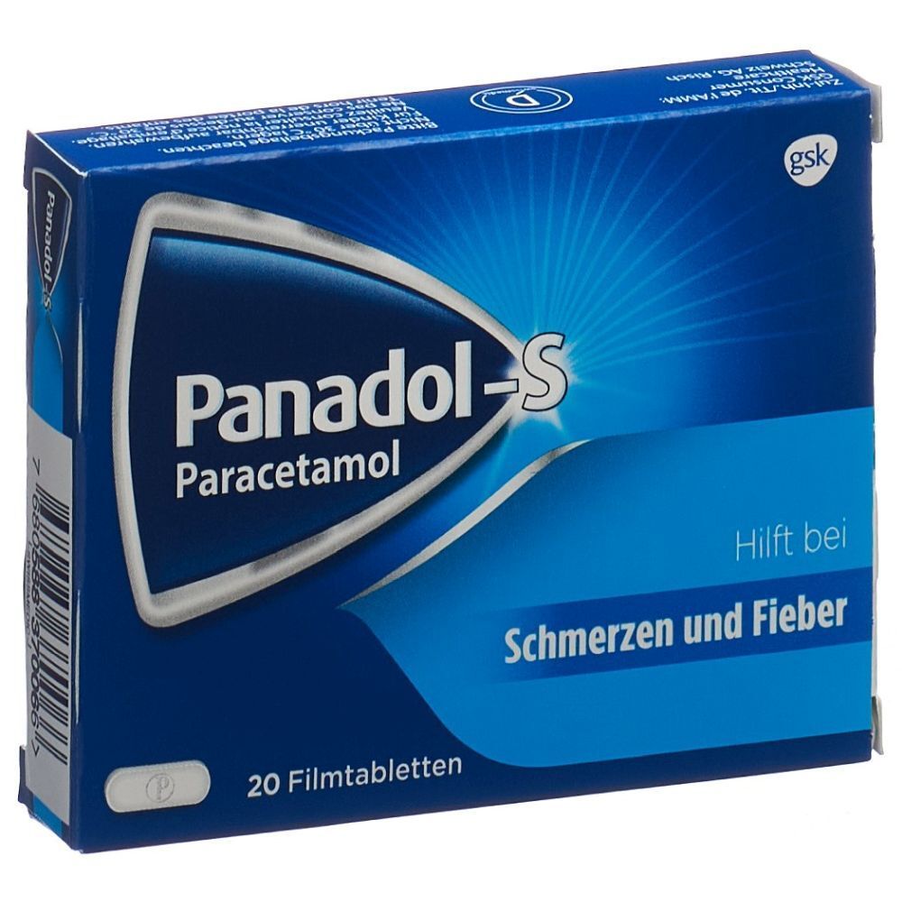 PANADOL S Filmtabl 500 mg 20 Stk