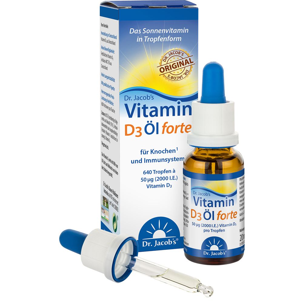 Dr. Jacob´s Vitamine D3 Huile forte