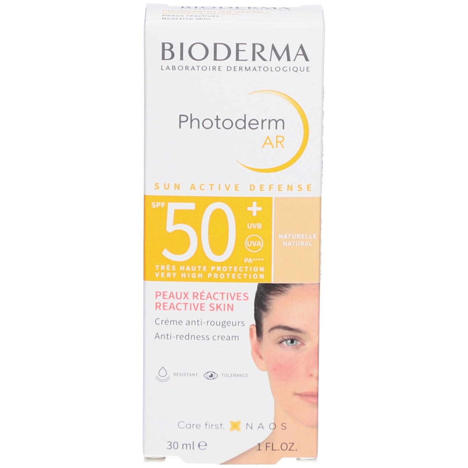 BIODERMA Photoderm AR Peau Réactive Naturelle SPF50+
