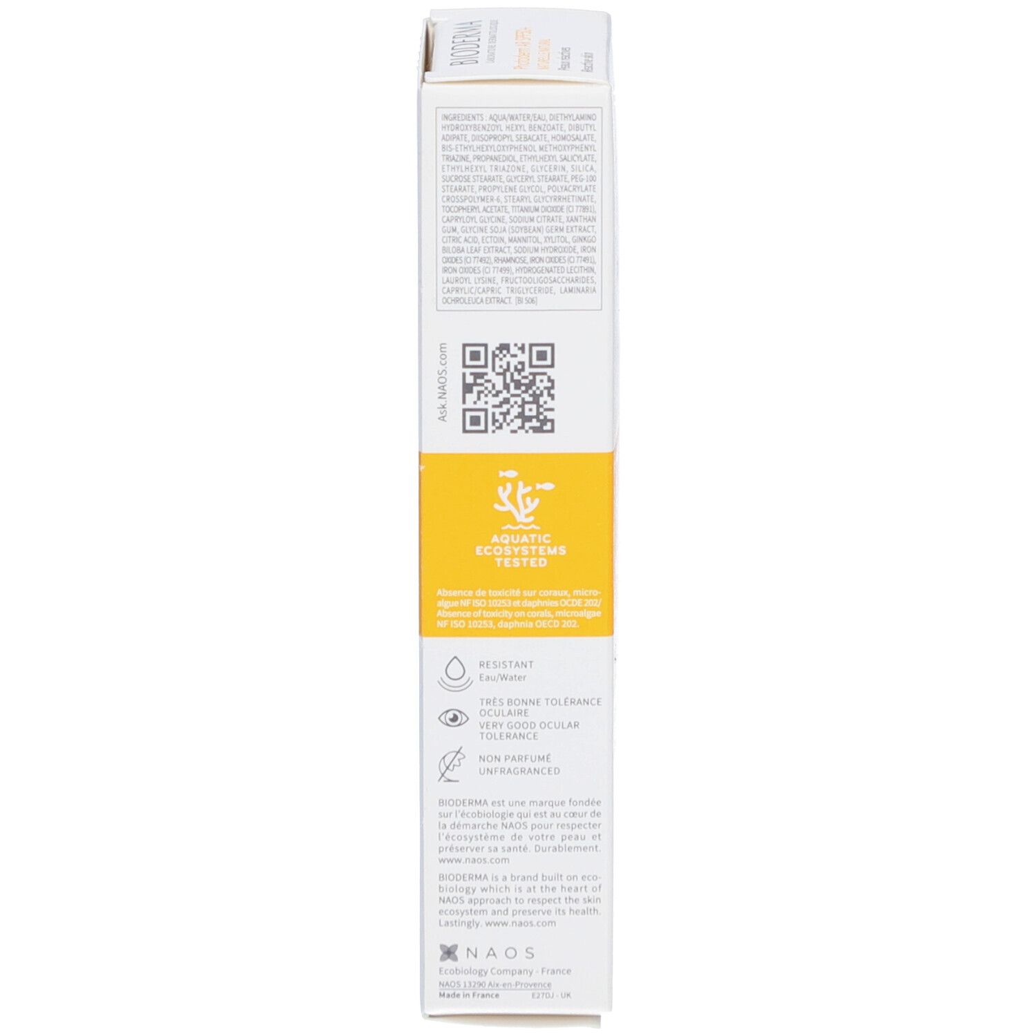 BIODERMA Photoderm AR Peau Réactive Naturelle SPF50+