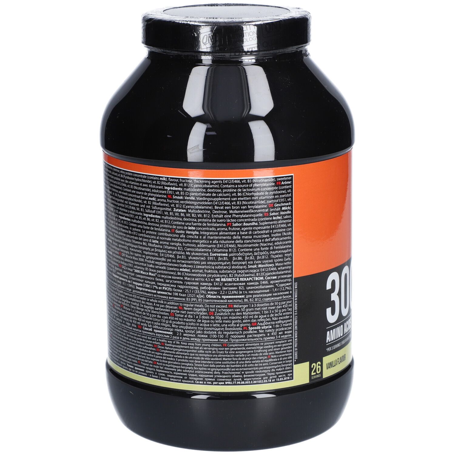 QNT Muscle Mass 3000 Vanille