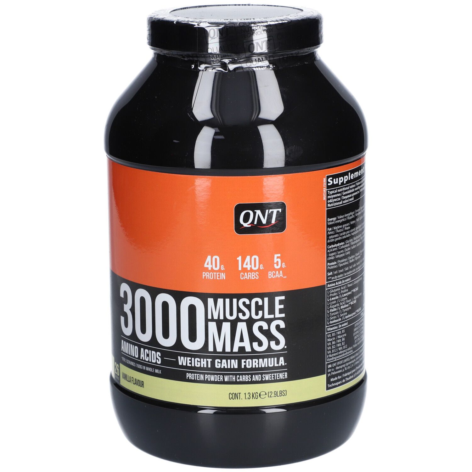 QNT Muscle Mass 3000 Vanille