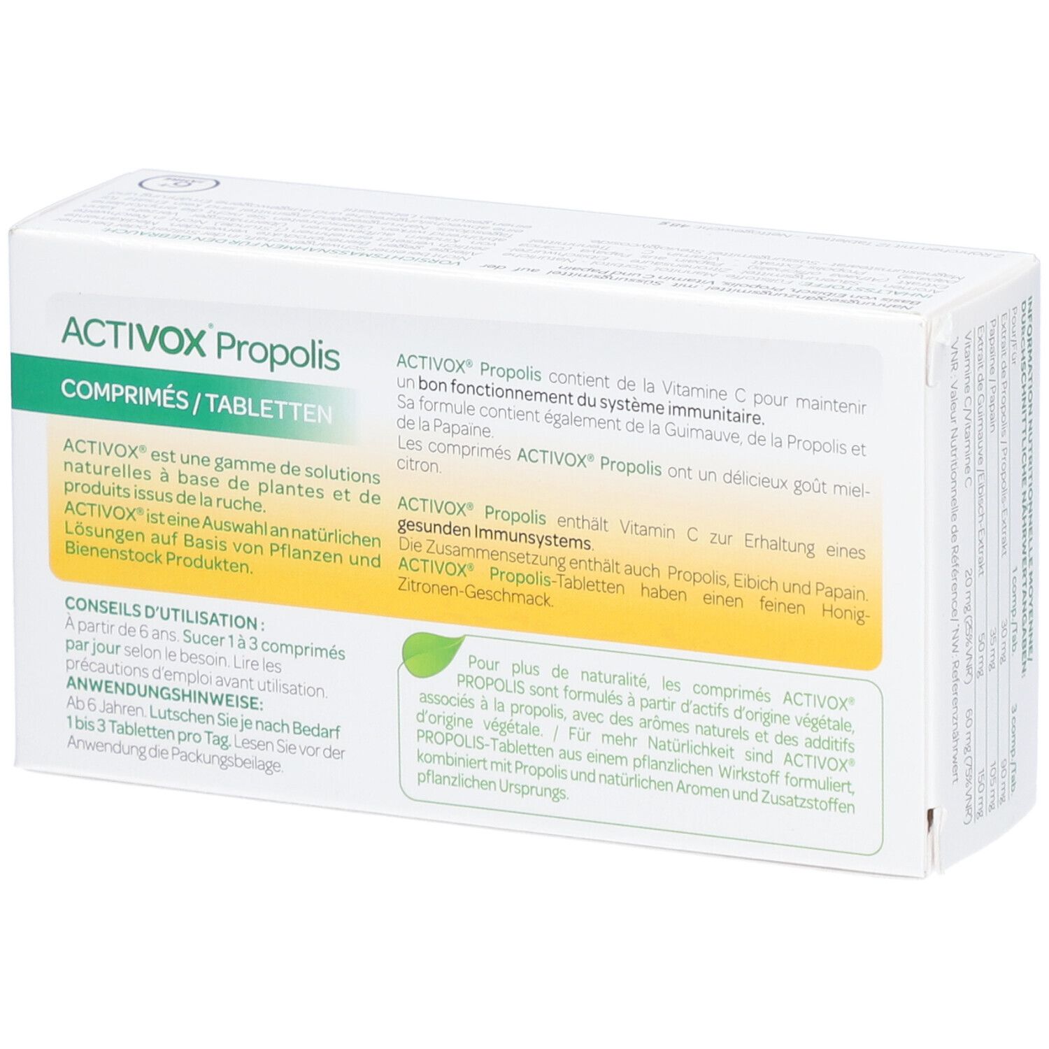 ARKOPHARMA Activox® Propolis goût Miel-Citron