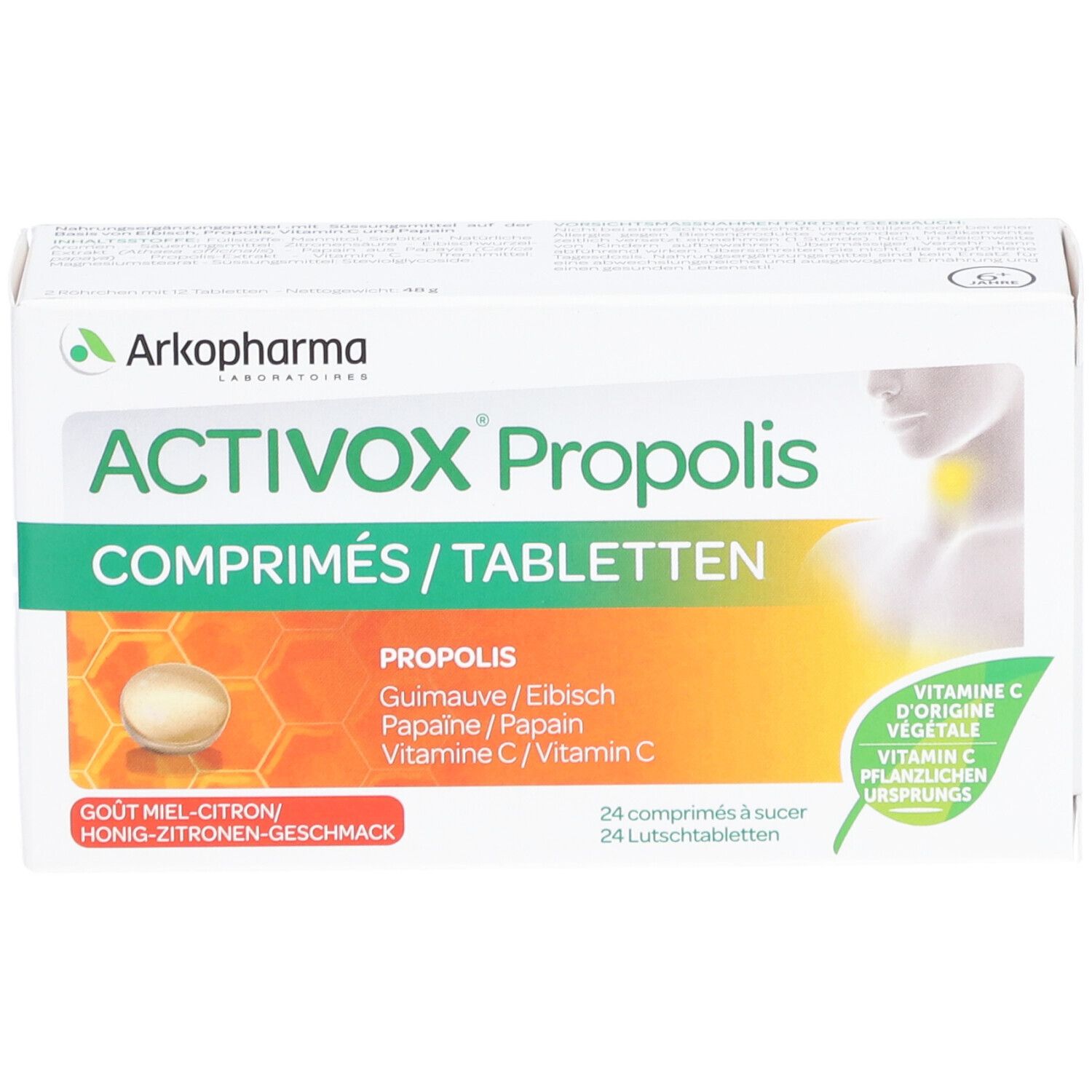 ARKOPHARMA Activox® Propolis goût Miel-Citron