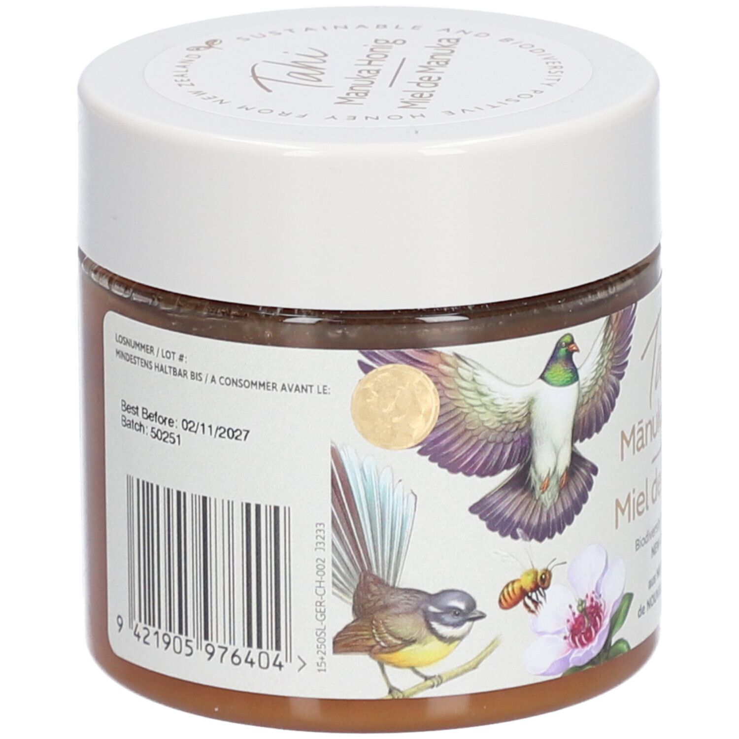 TAHI Manuka Honig UMF 15+ MGO 514+ D/F Topf