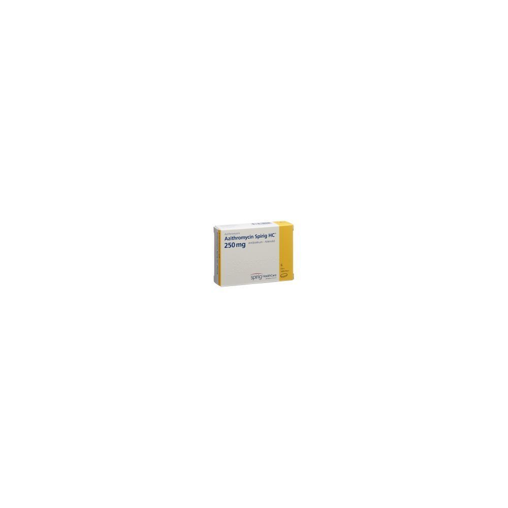 AZITHROMYCIN Spirig HC 250 mg 6 Stk