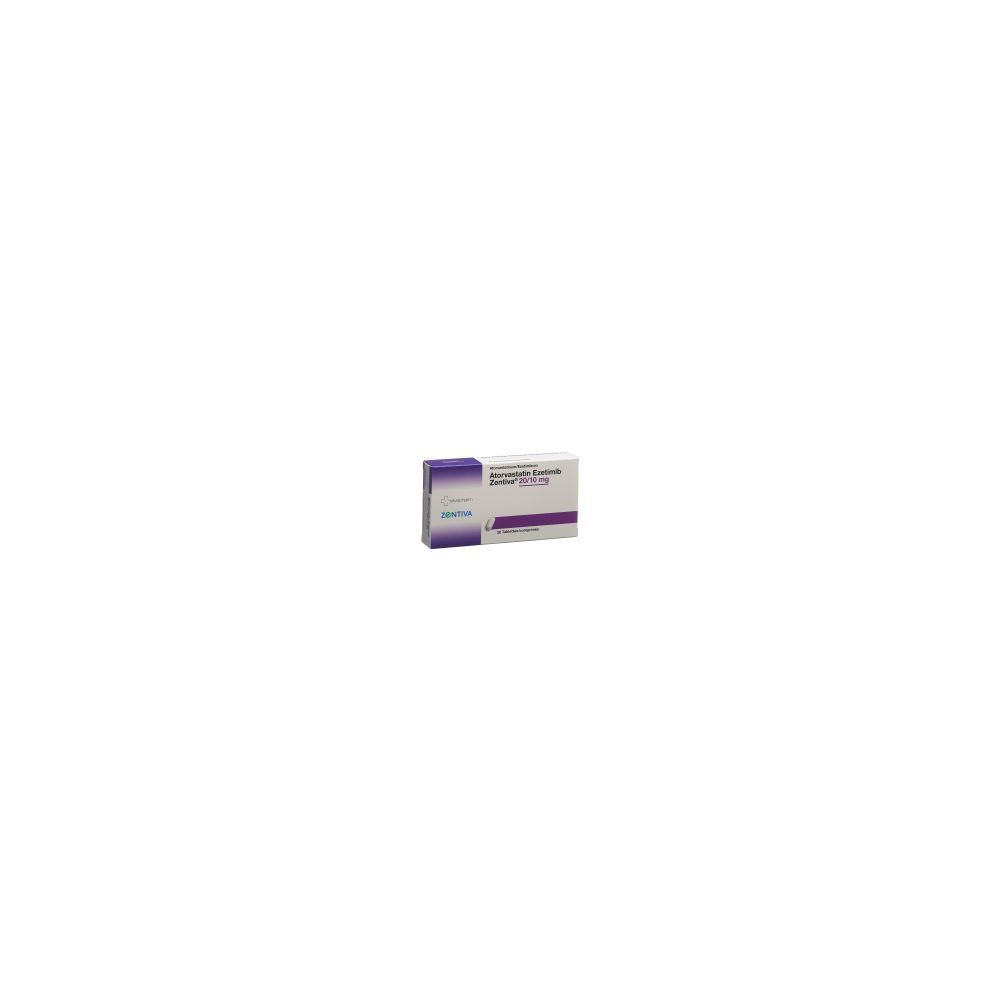ATORVASTATIN Ezetimib Zentiva Tabl 20/10mg 30 Stk