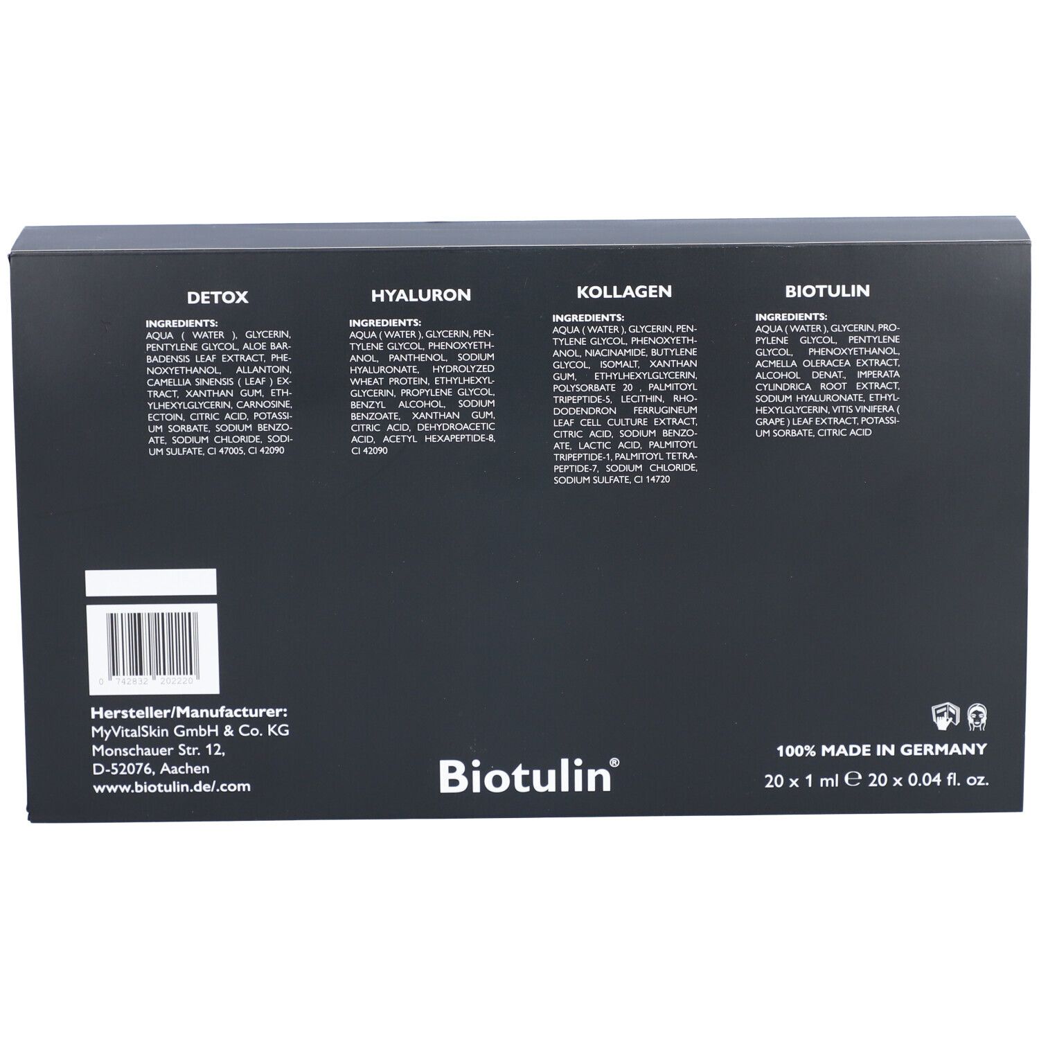 BIOTULIN faceLIFT 20 x 1 ml