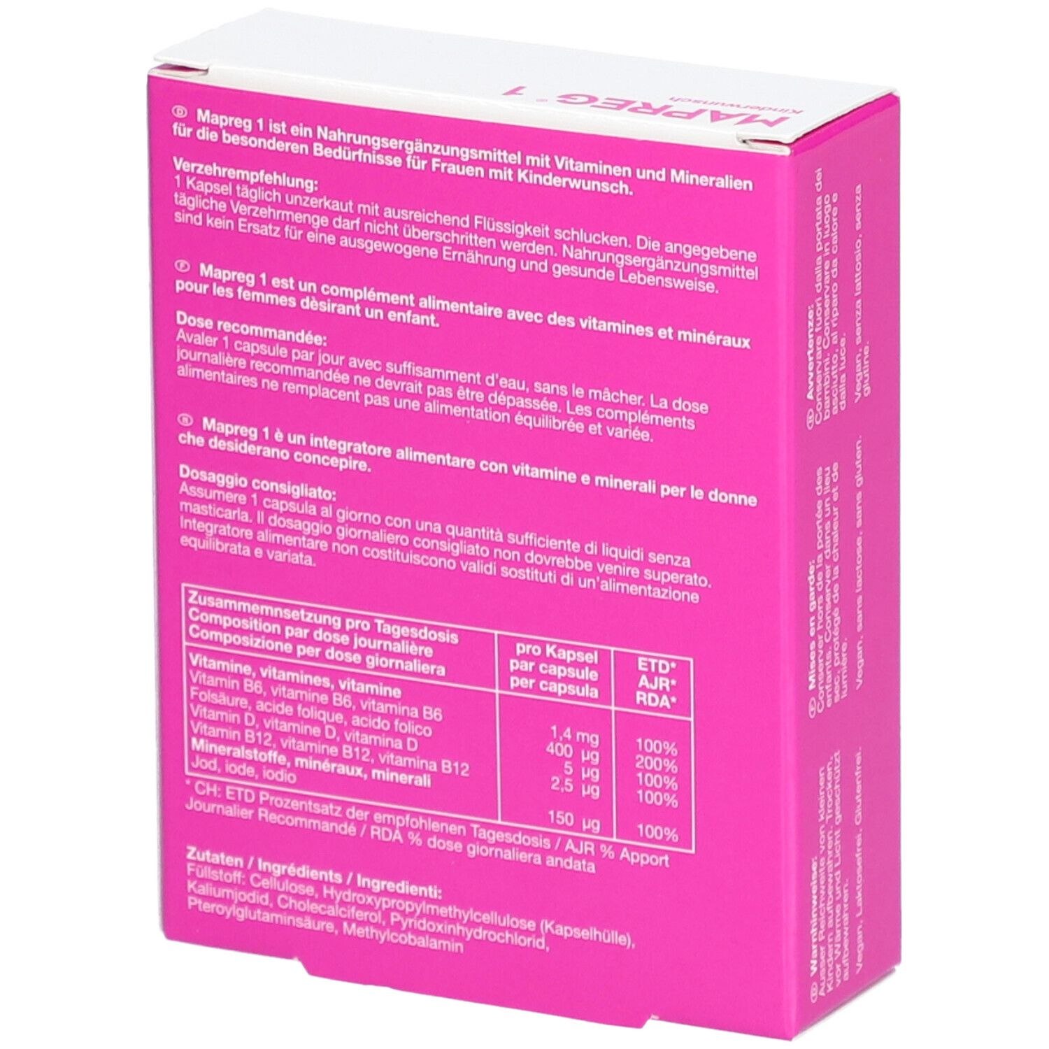 MAPREG 1 Capsule Désir d'Enfant