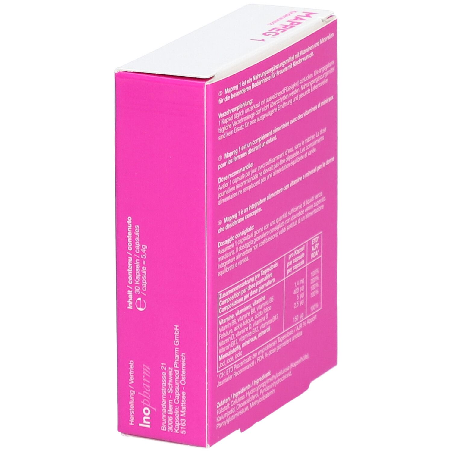 MAPREG 1 Capsule Désir d'Enfant