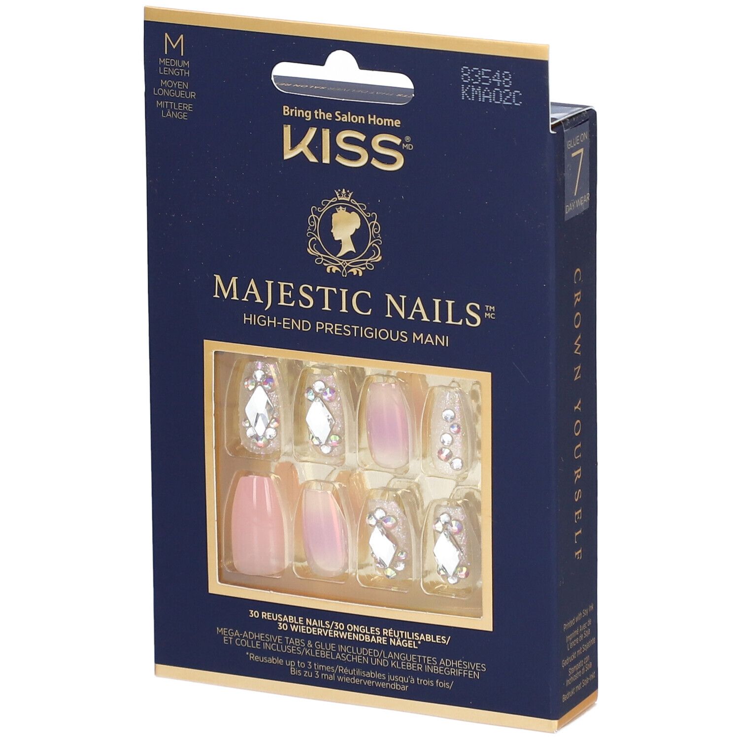 KISS Majestic Nails Kit Faux-Ongles "In a Crown"