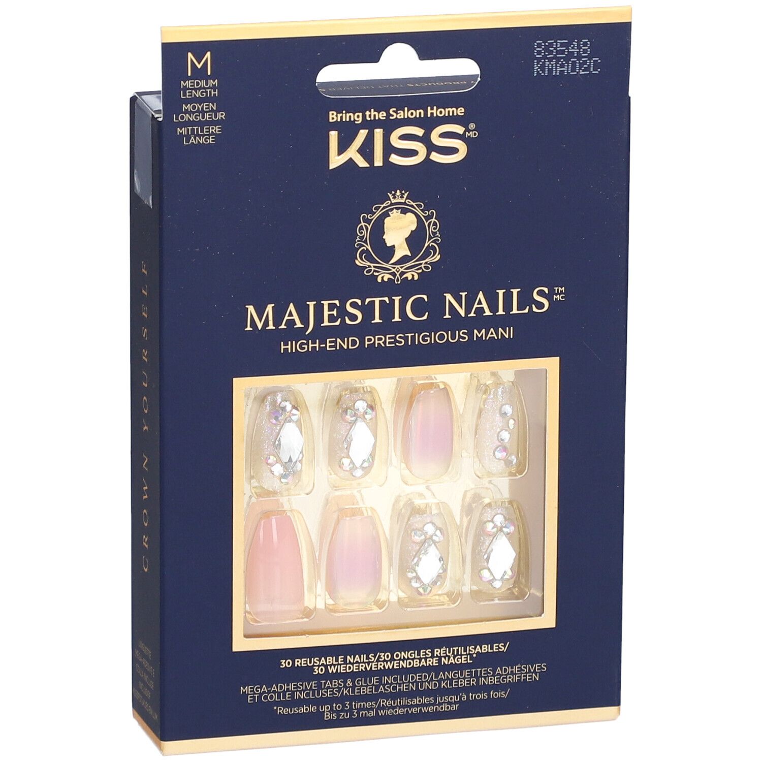 KISS Majestic Nails Kit Faux-Ongles "In a Crown"