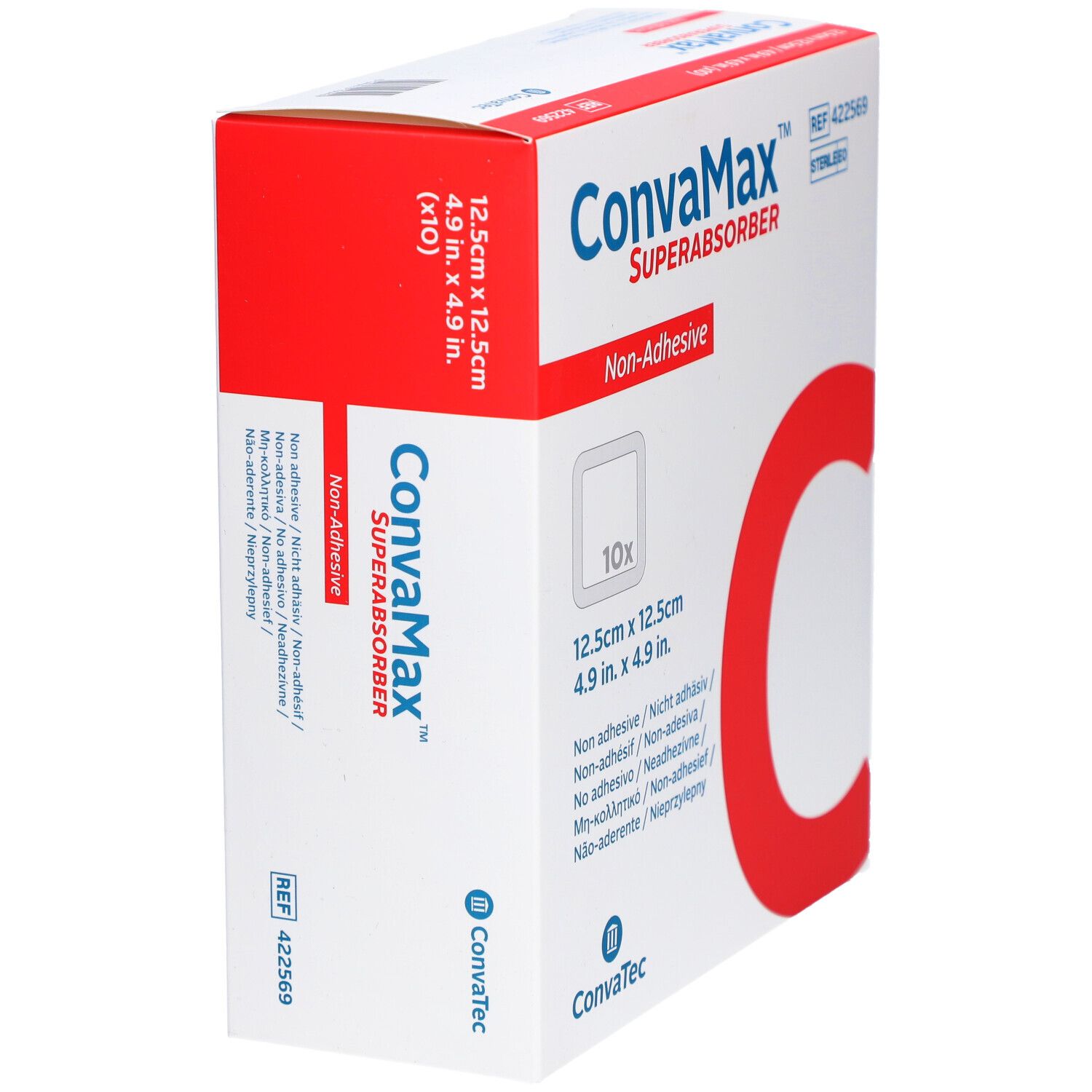 CONVAMAX Superabsorb 12.5x12.5cm ni adh