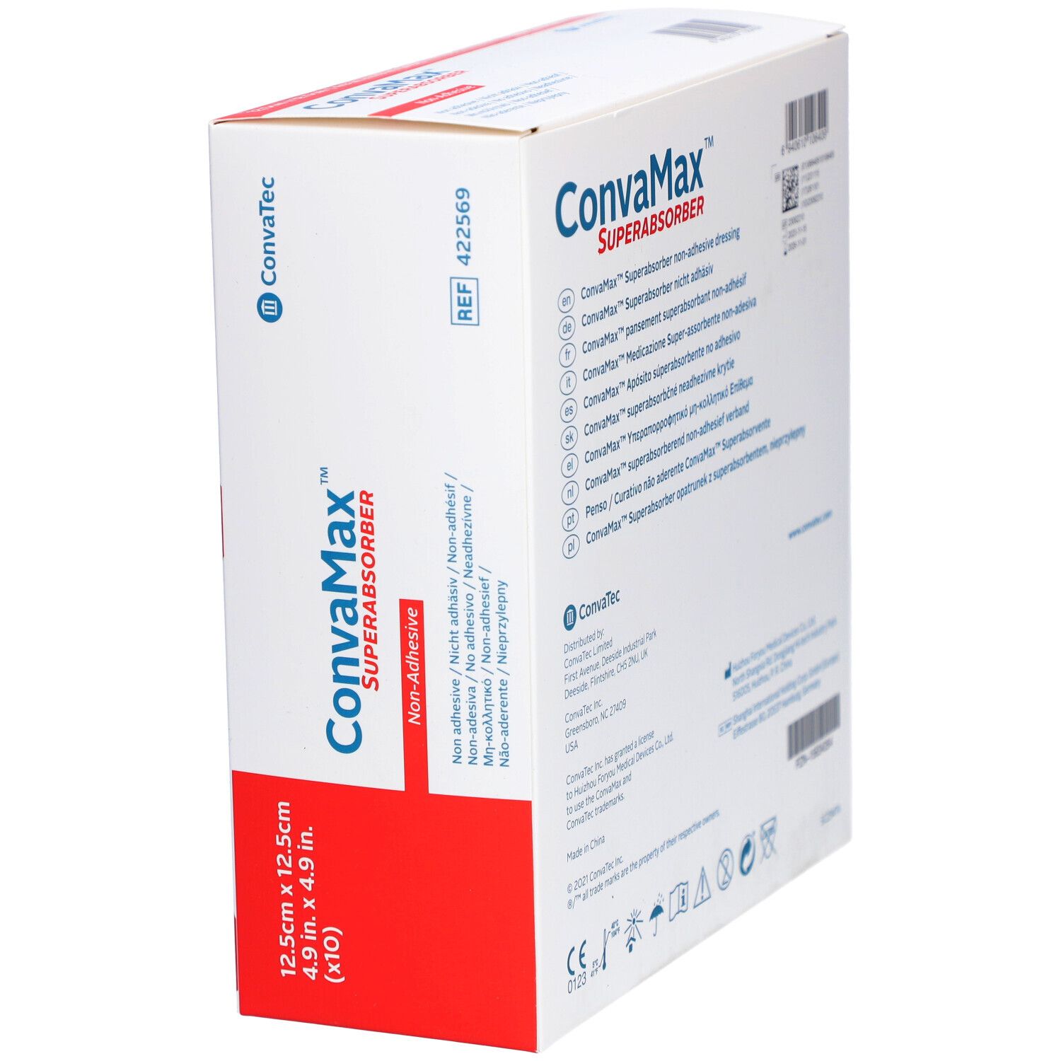 CONVAMAX Superabsorb 12.5x12.5cm ni adh