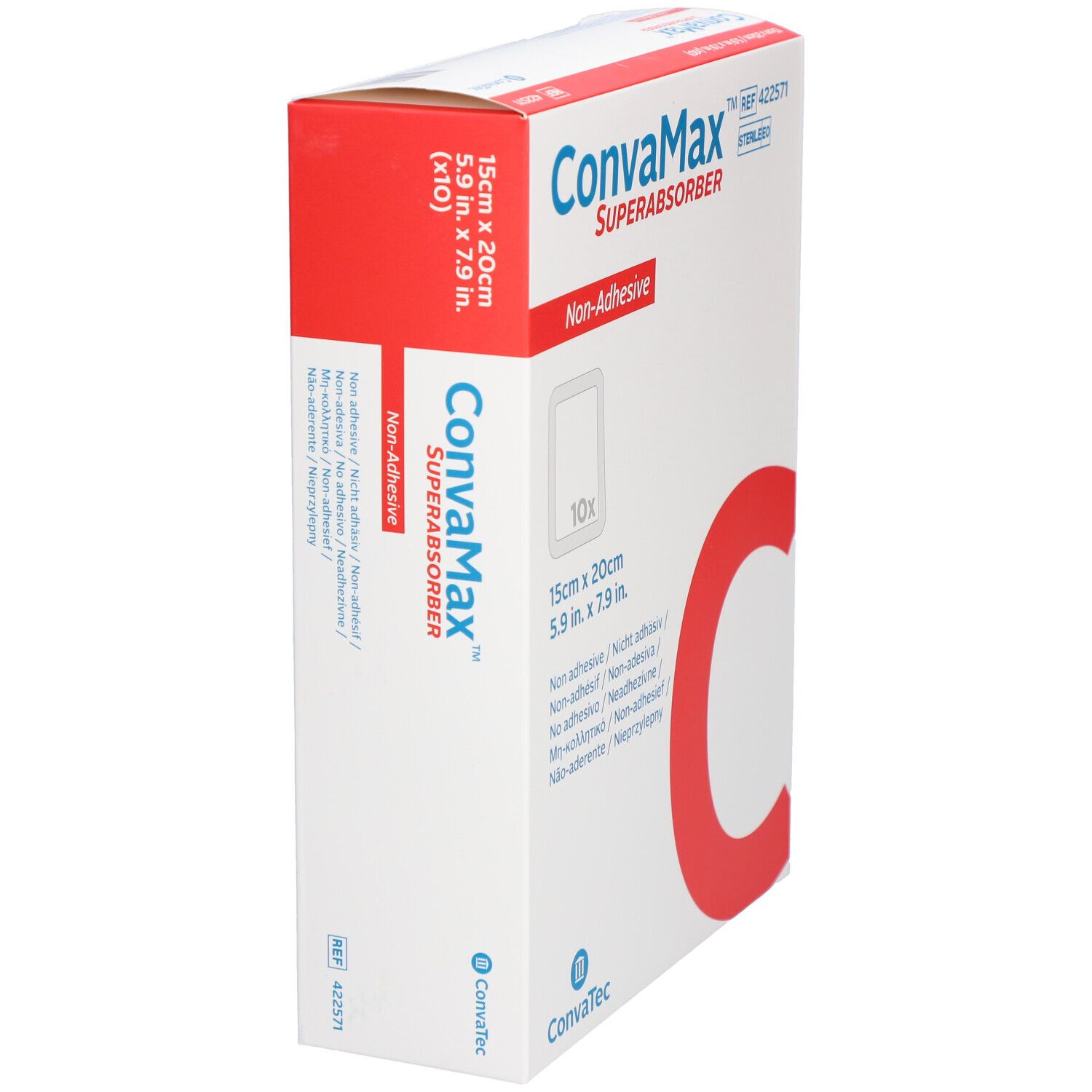 CONVAMAX Pansement superabsorbant non-adhésif 15x20cm